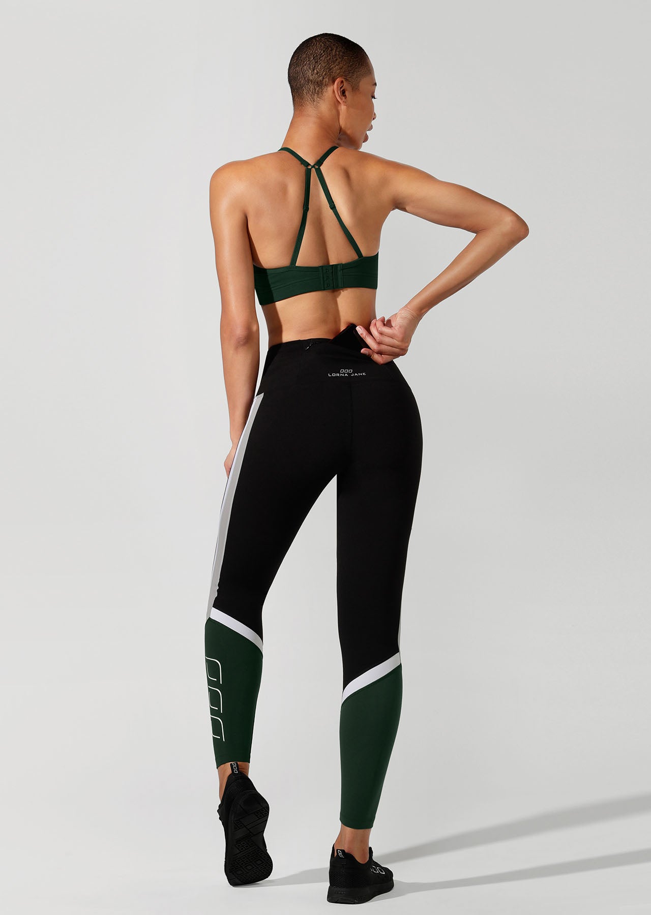 Lorna Jane Stride Core Full Length Tight - Black