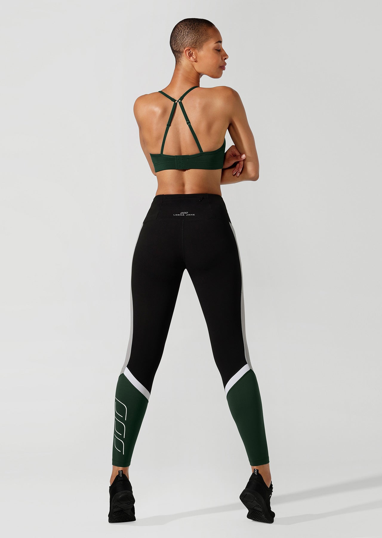 Lorna Jane Stride Core Full Length Tight - Black