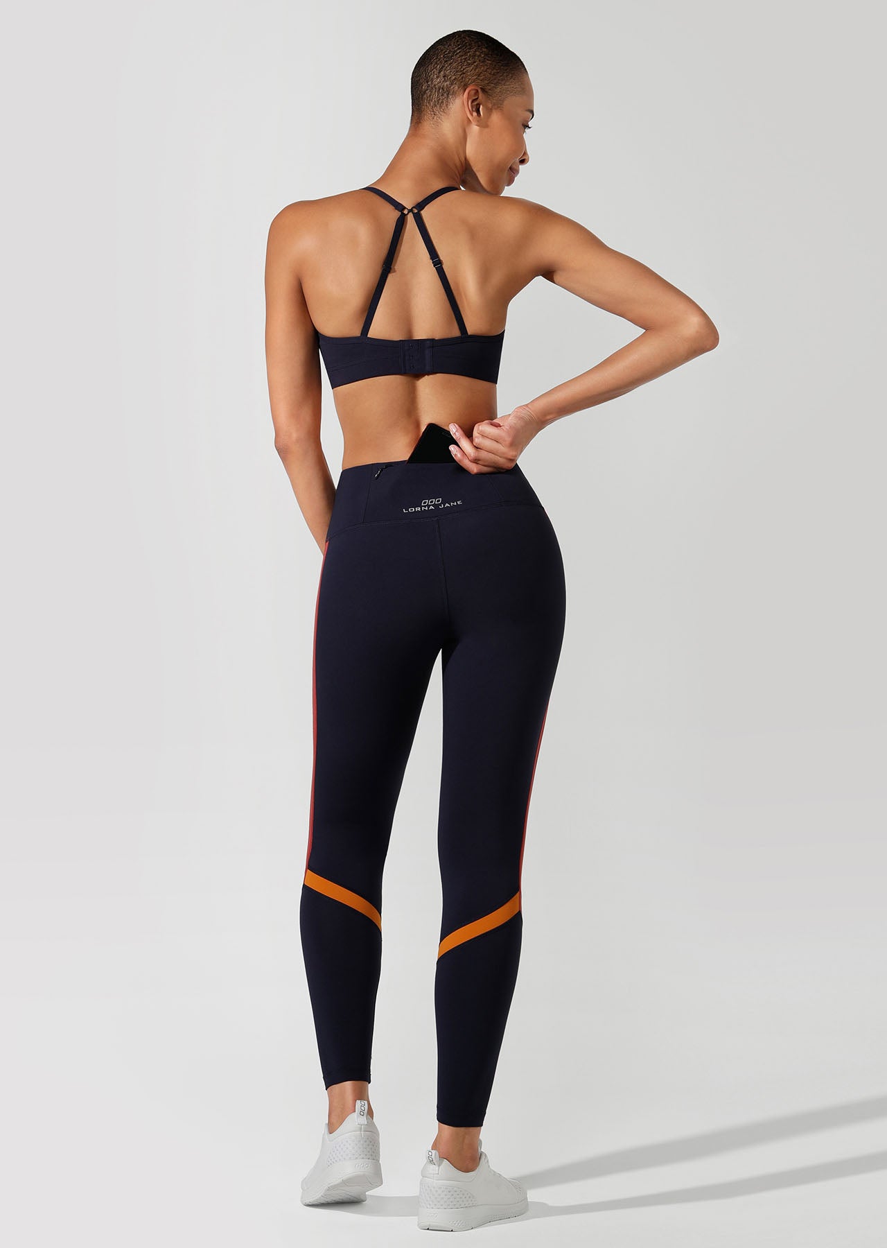 Lorna Jane Stride Core Full Length Tight - French Navy