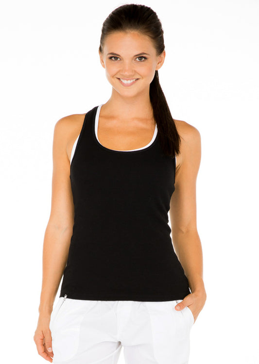 Lorna Jane String Tank - Black