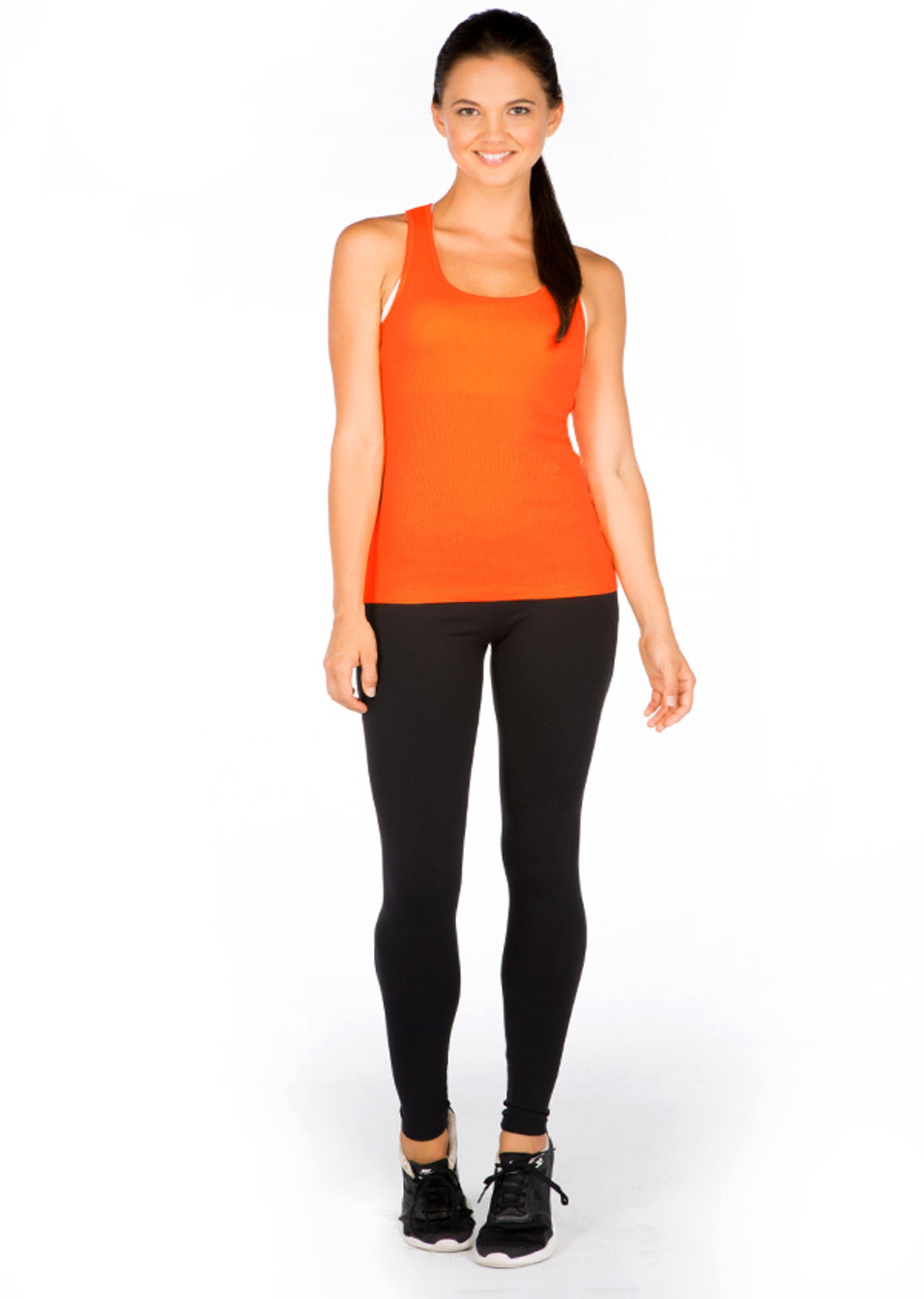 Lorna Jane String Tank - Neon Apricot