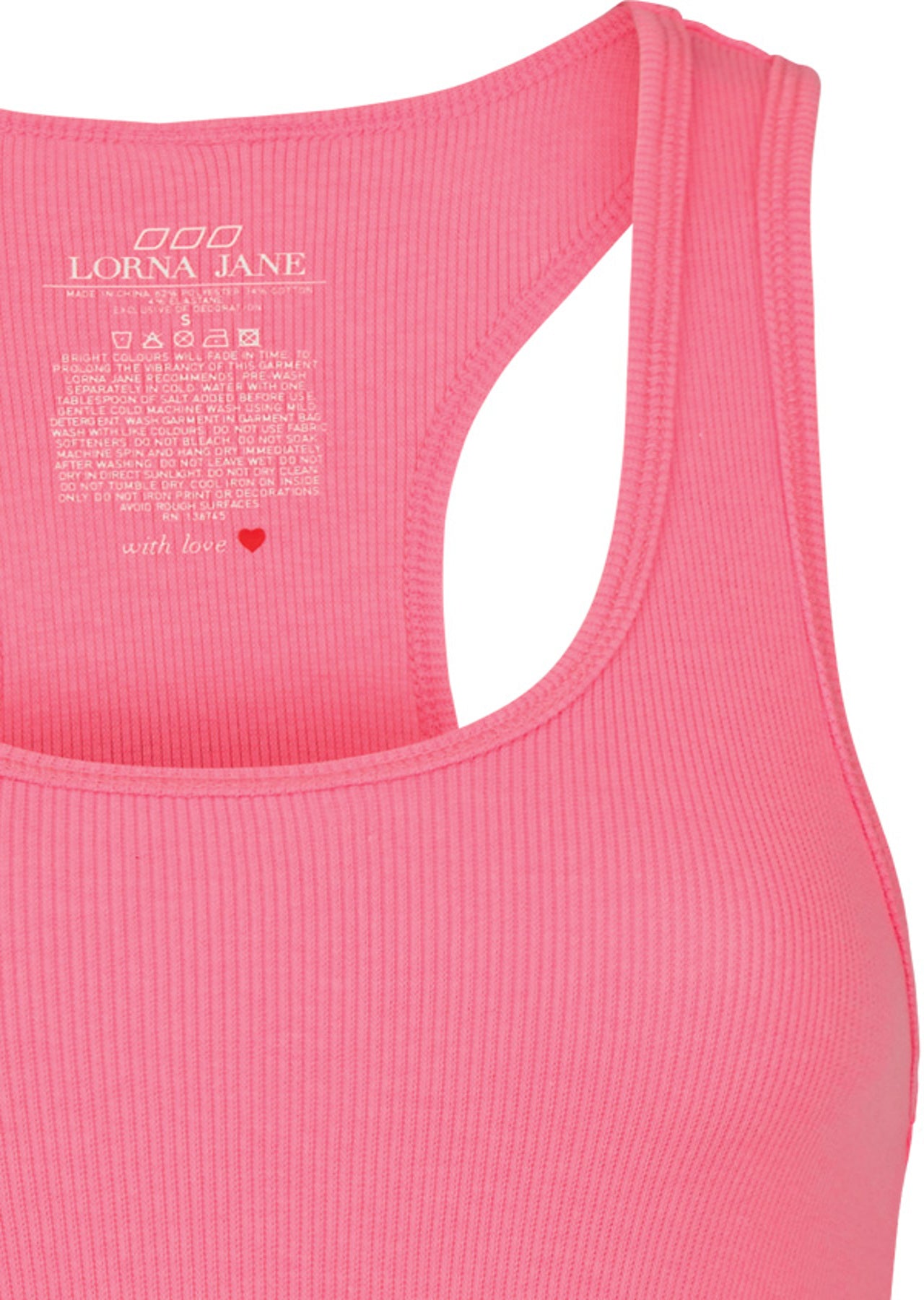 Lorna Jane String Tank - Fairy Floss