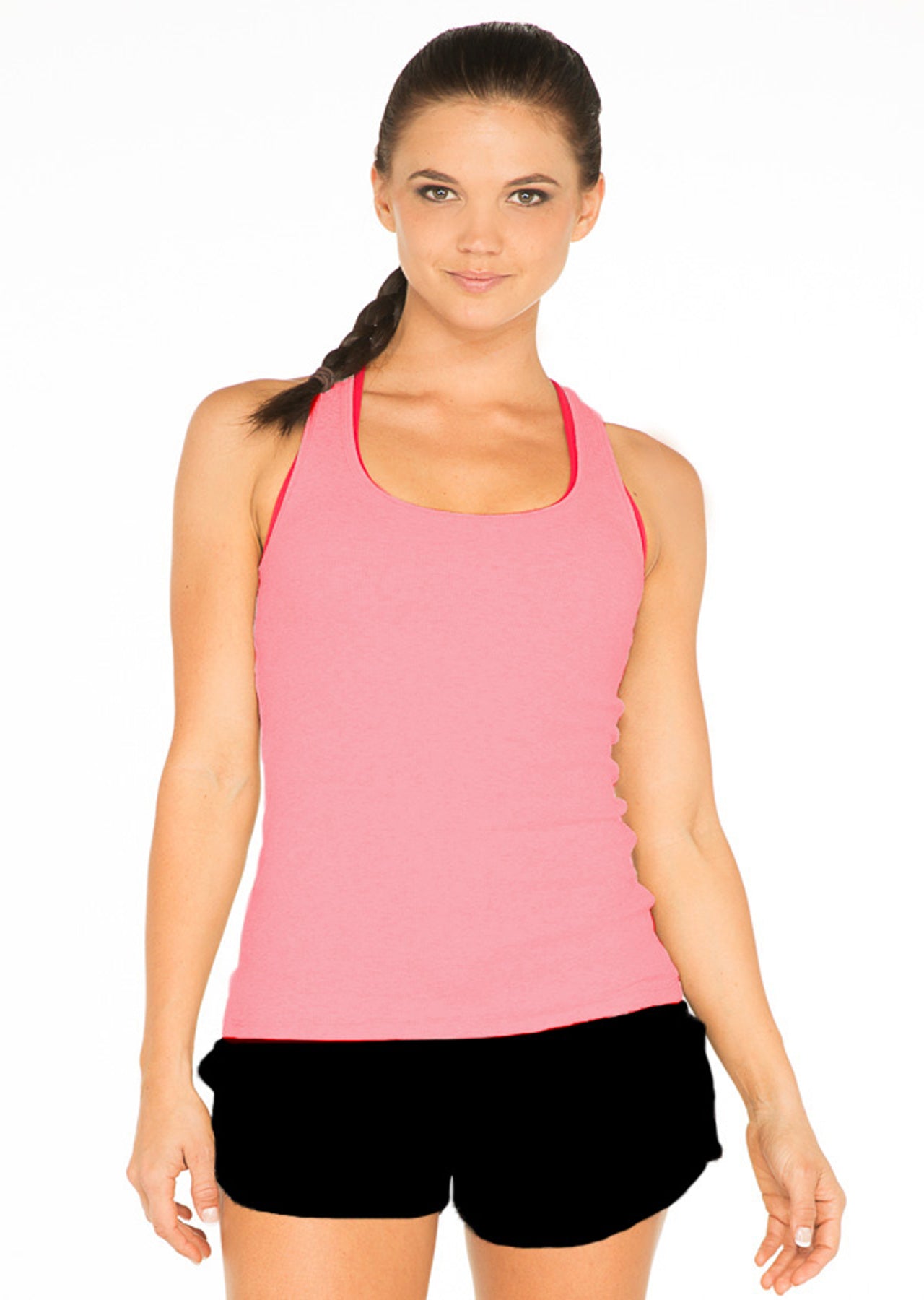 Lorna Jane String Tank - Hyper Pink