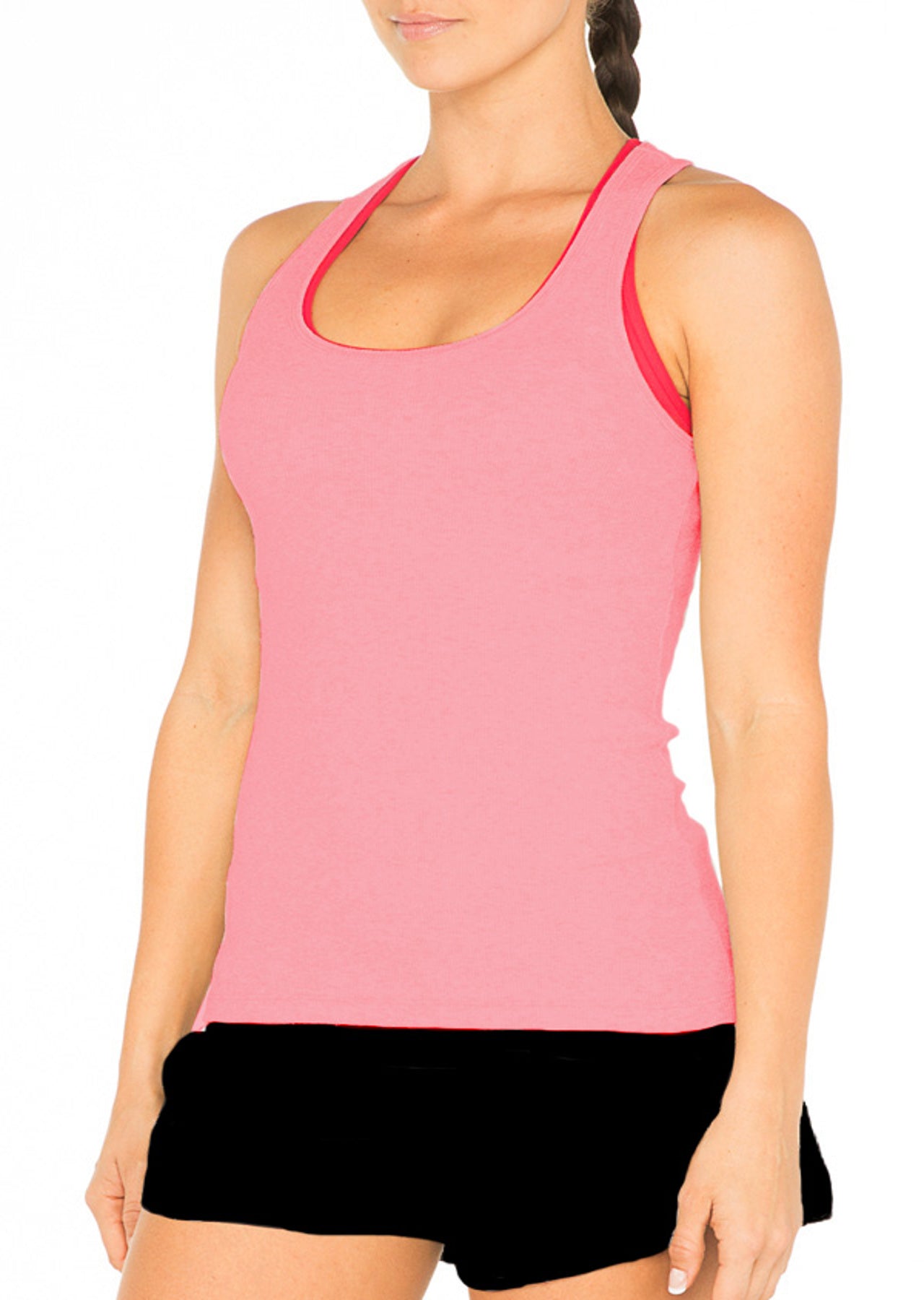 Lorna Jane String Tank - Hyper Pink
