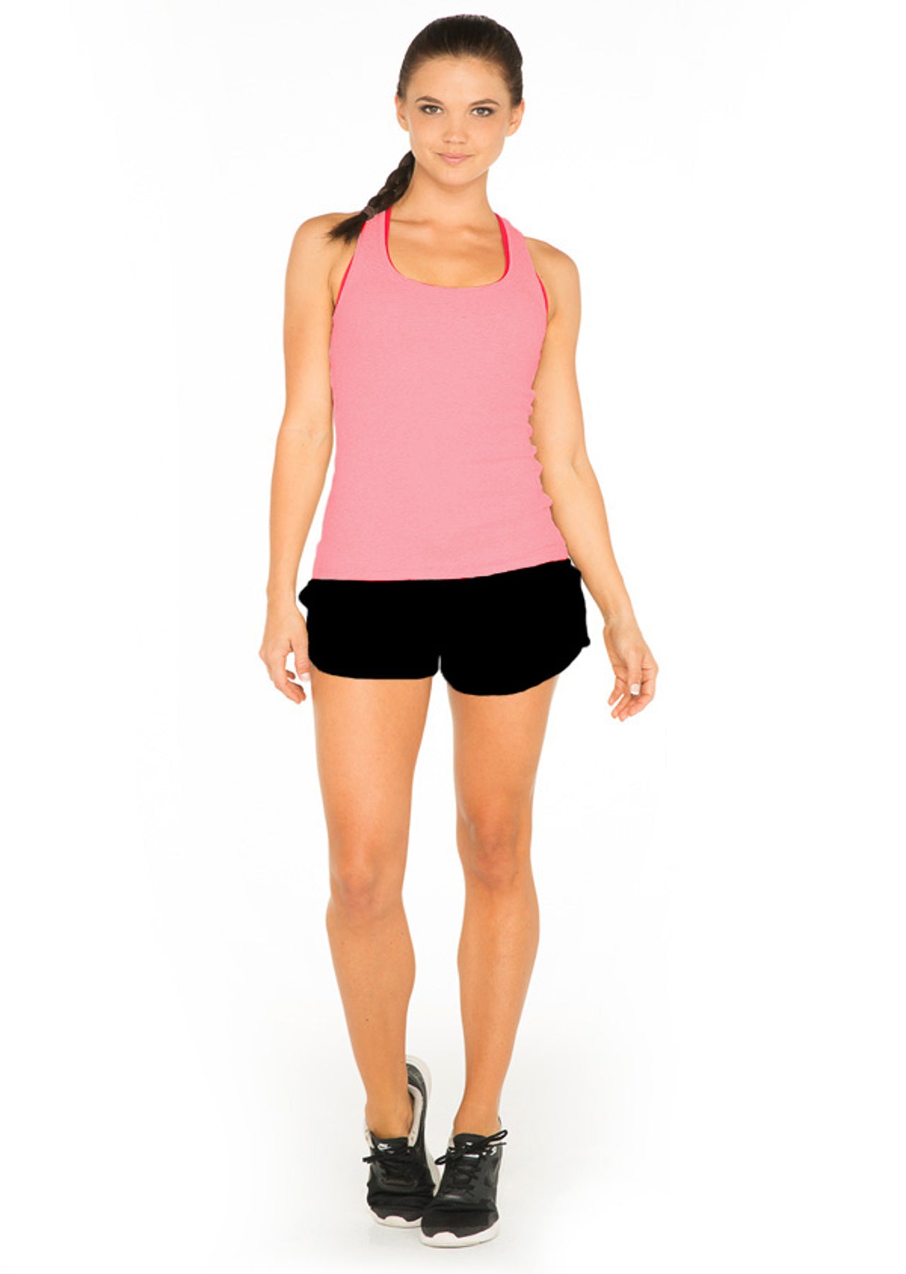 Lorna Jane String Tank - Hyper Pink