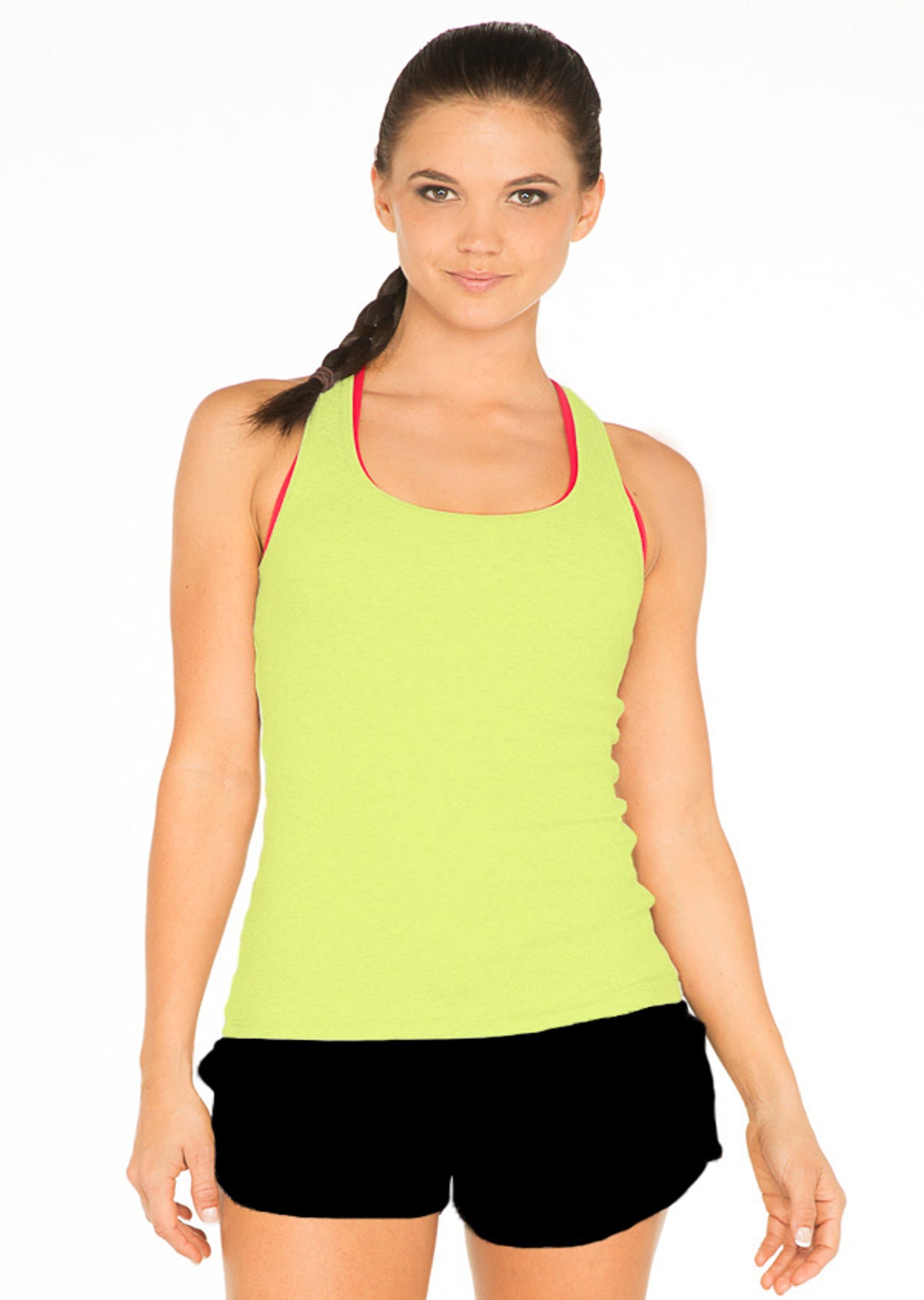 Lorna Jane String Tank - Neon Citrus