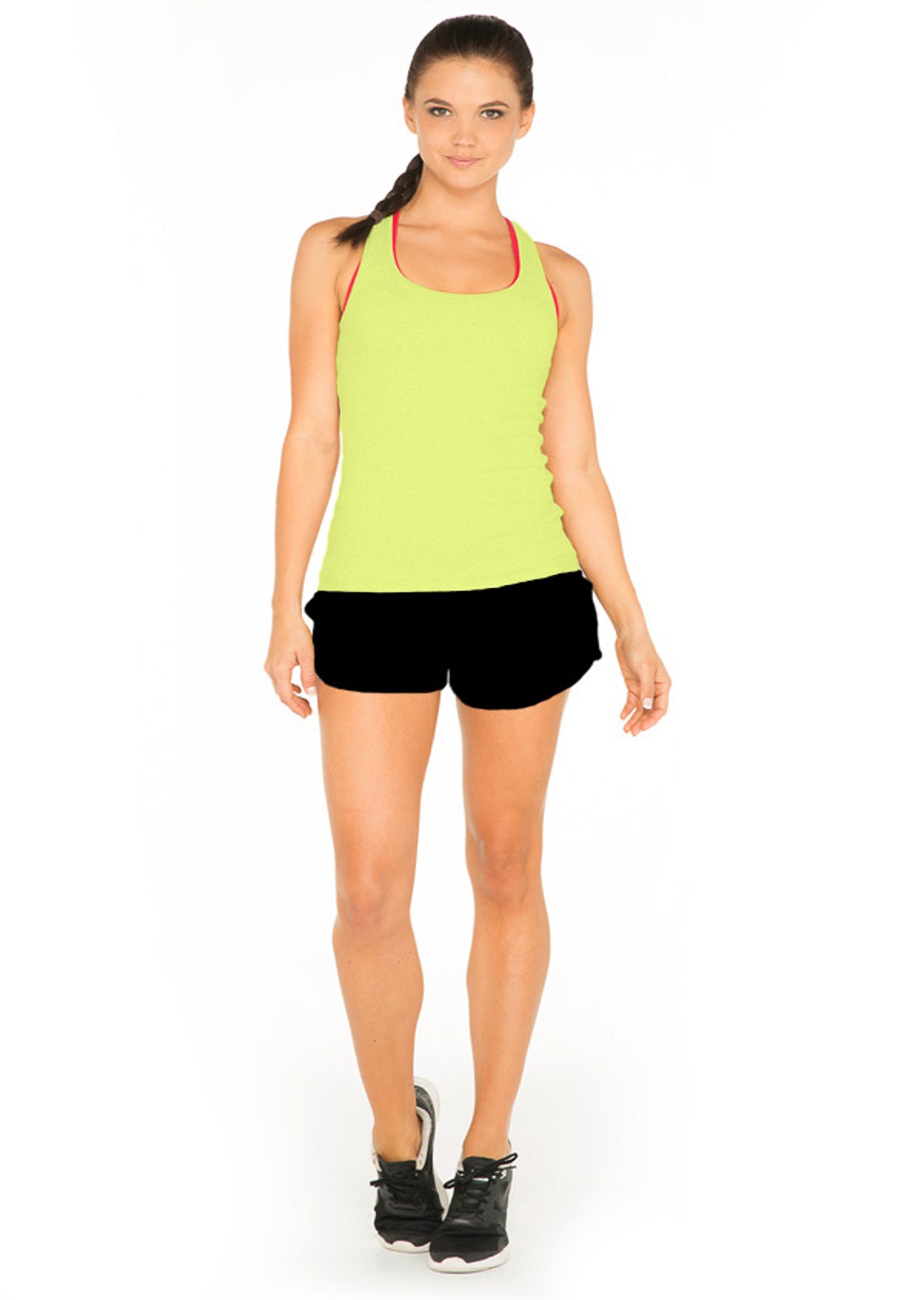 Lorna Jane String Tank - Neon Citrus