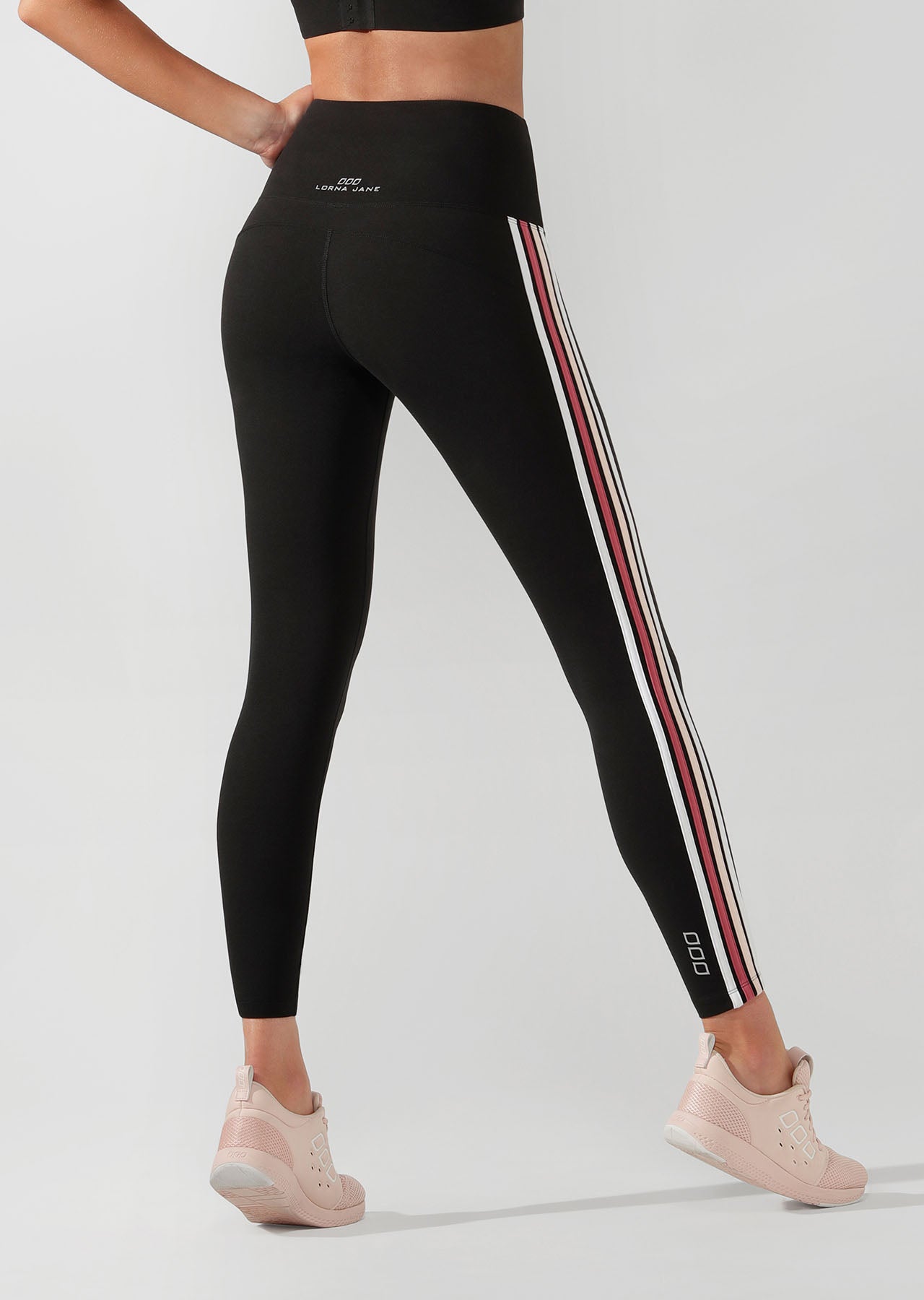 Lorna Jane Strut Core High Rise Full Length Tight - Black