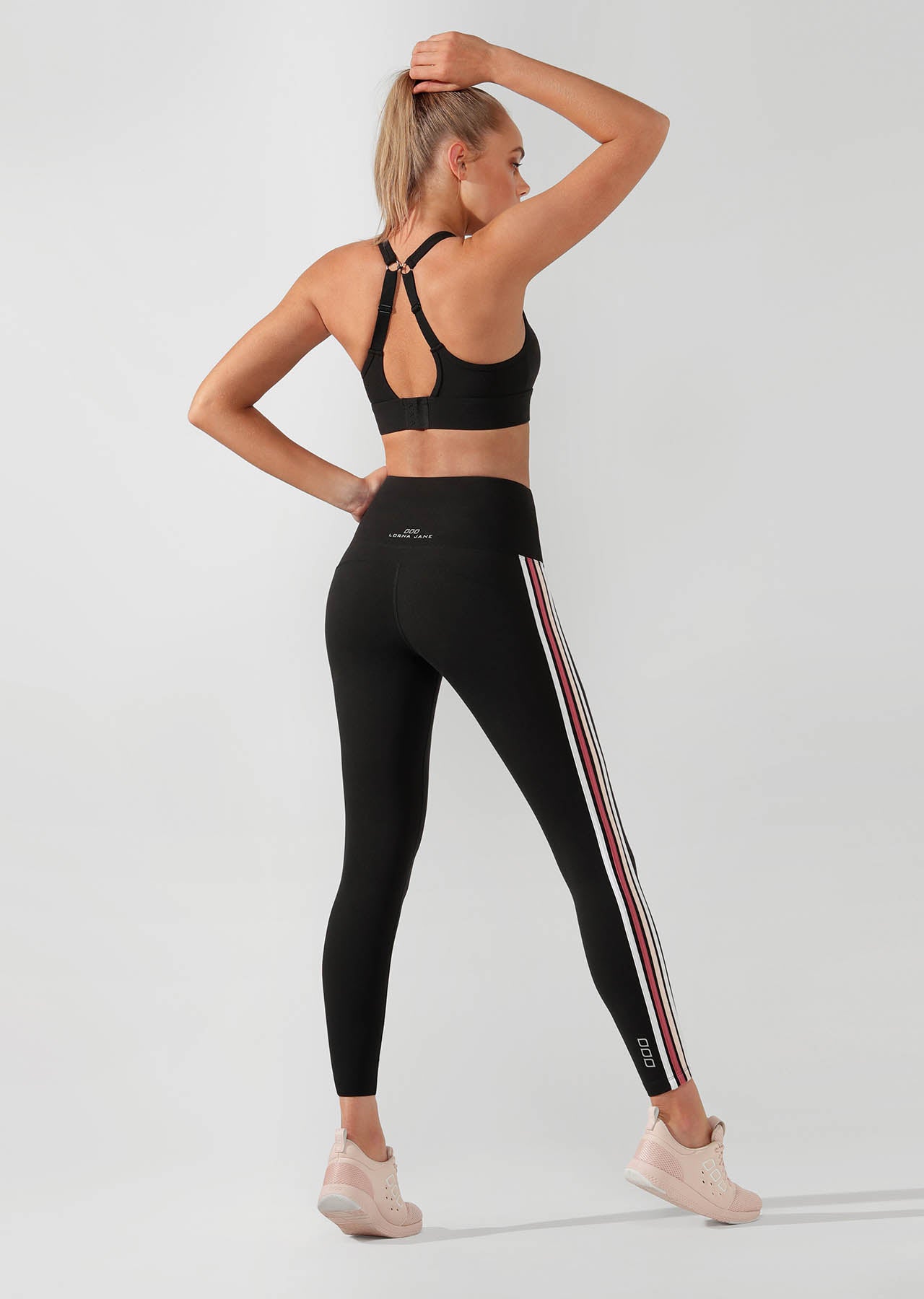 Lorna Jane Strut Core High Rise Full Length Tight - Black