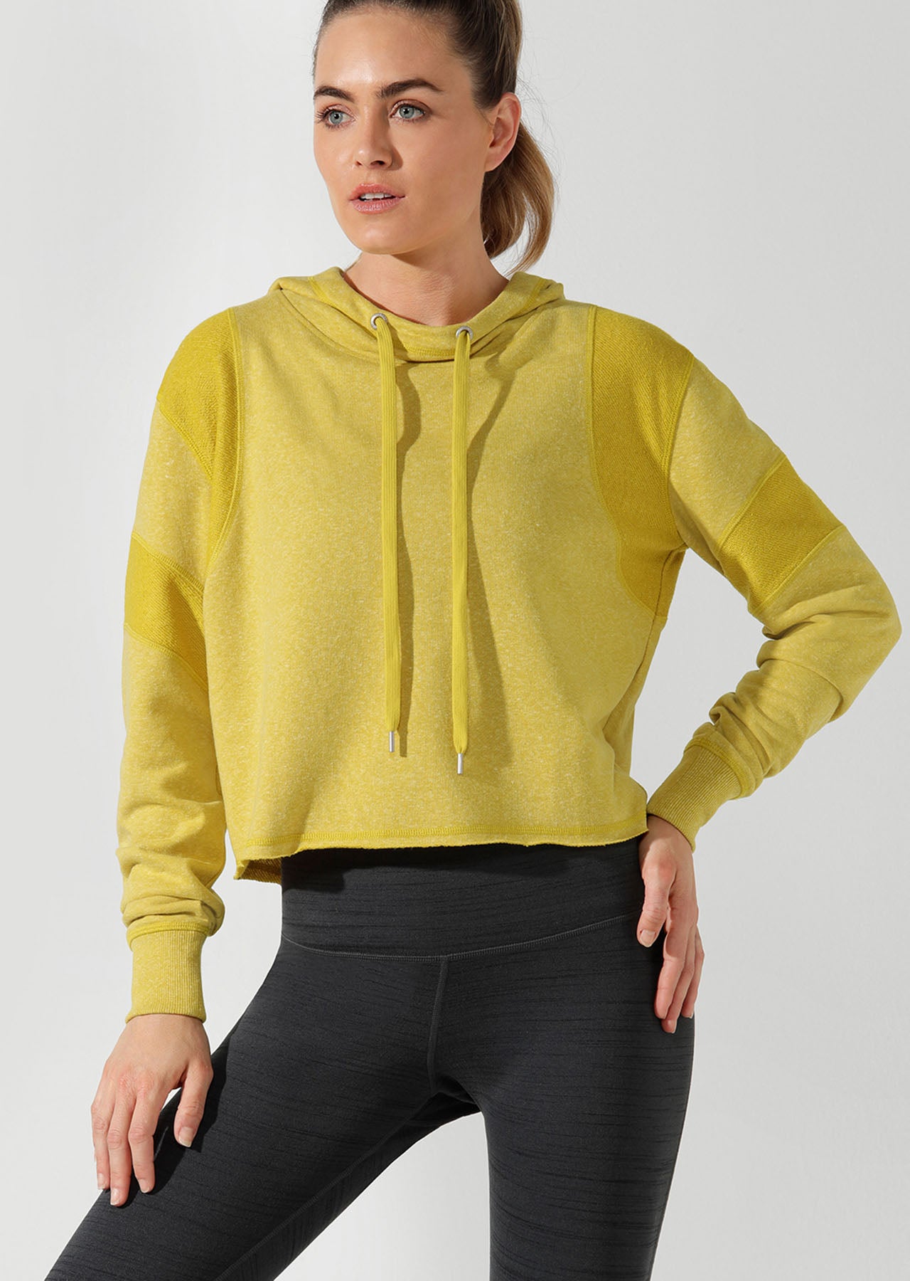 Lorna Jane Studio Hoodie - Acid Yellow Marl