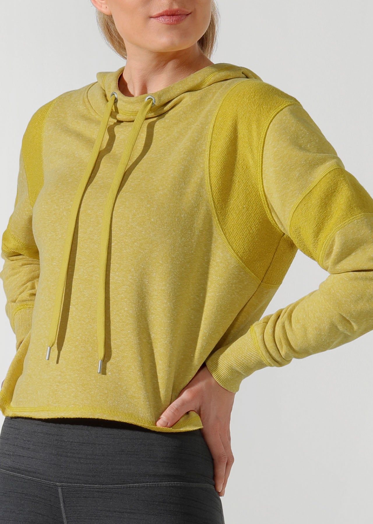 Lorna Jane Studio Hoodie - Acid Yellow Marl