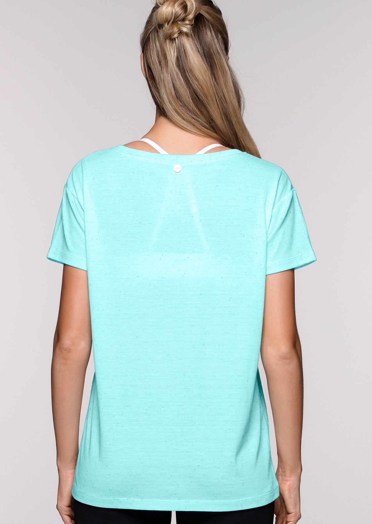 Lorna Jane Success S/Slv Top - Waterfall Marl