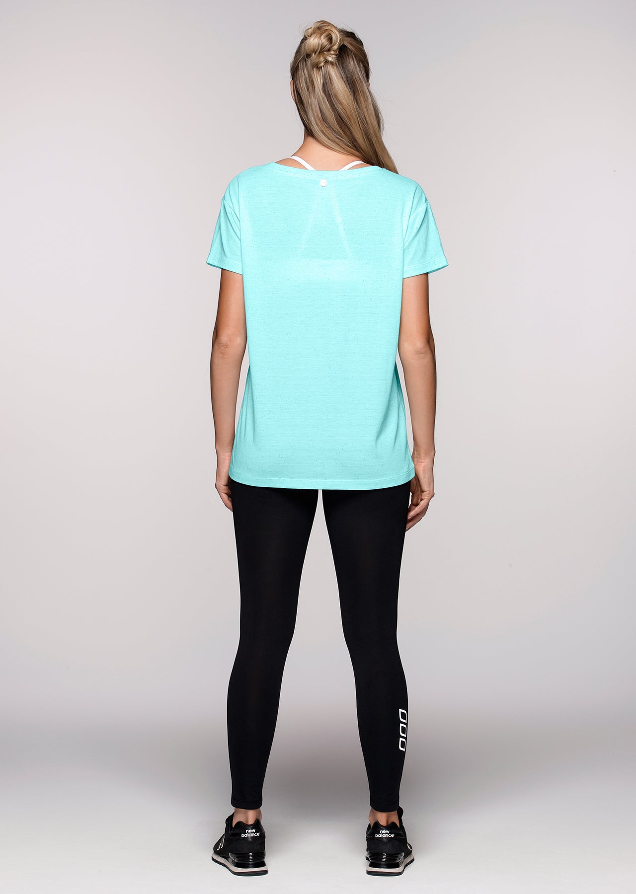 Lorna Jane Success S/Slv Top - Waterfall Marl