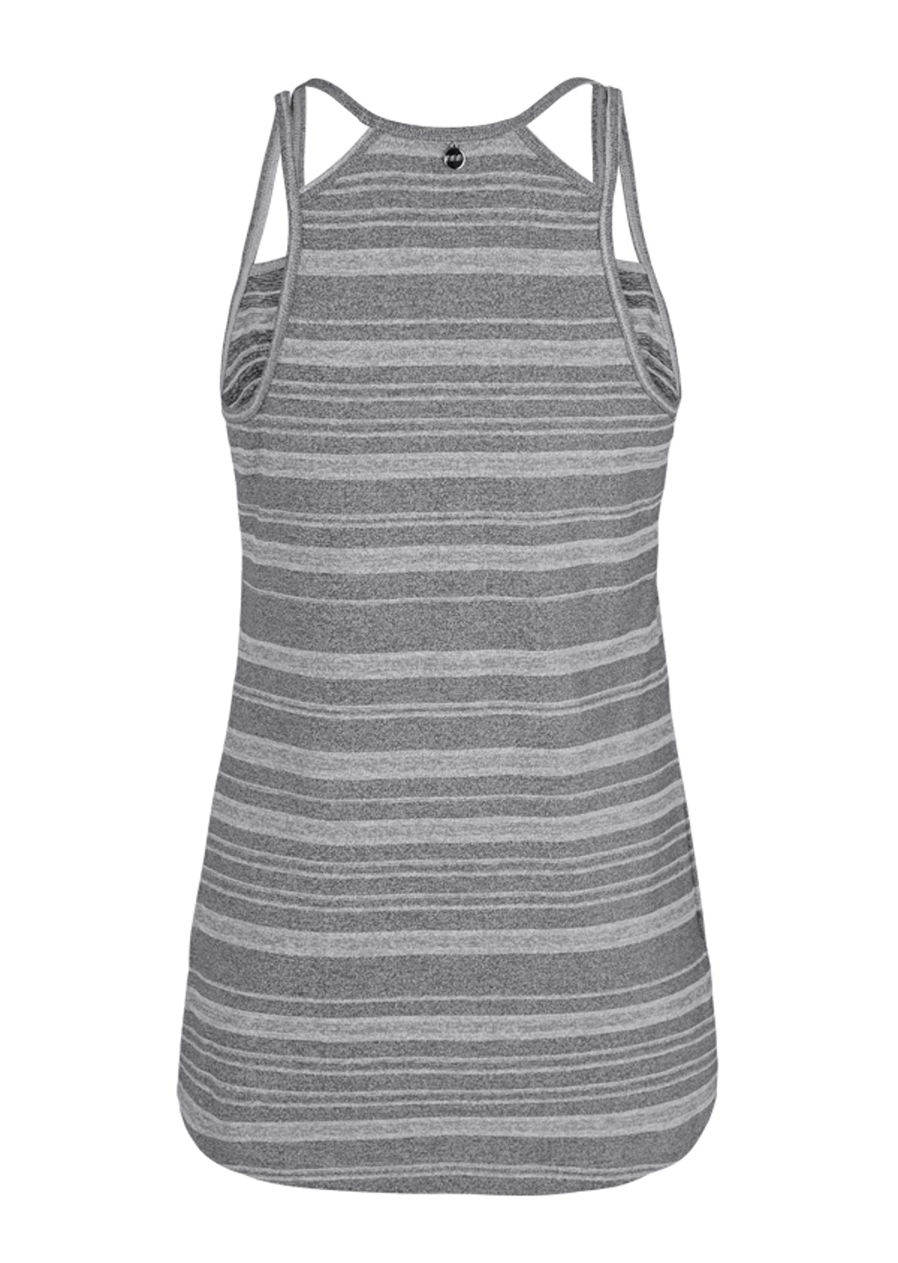 Lorna Jane Sugar Excel Tank - Grey Marl Stripe
