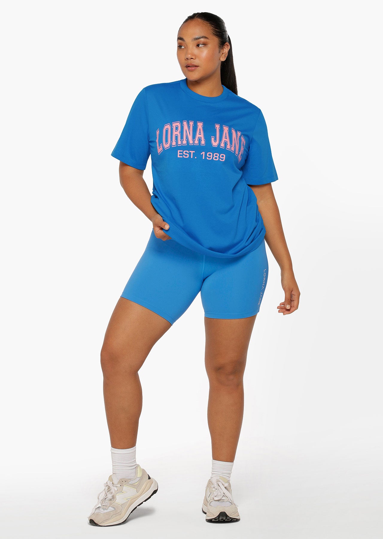 Lorna Jane Summer Hype Relaxed Tee - Cornflower