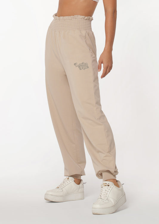 Lorna Jane Sunlight Shirred Lounge Pants - Off White