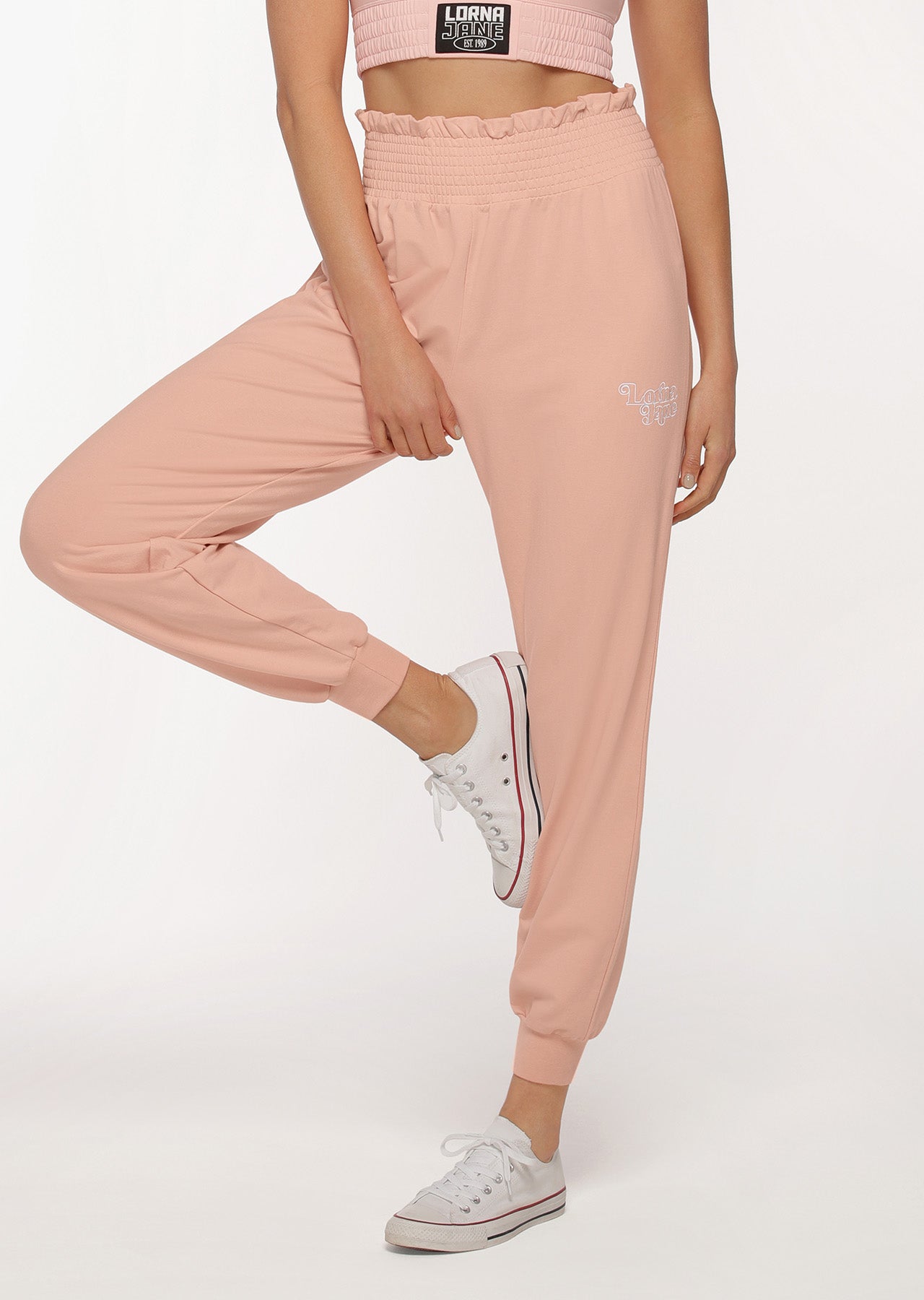 Lorna Jane Sunlight Shirred Lounge Pants - Ballerina
