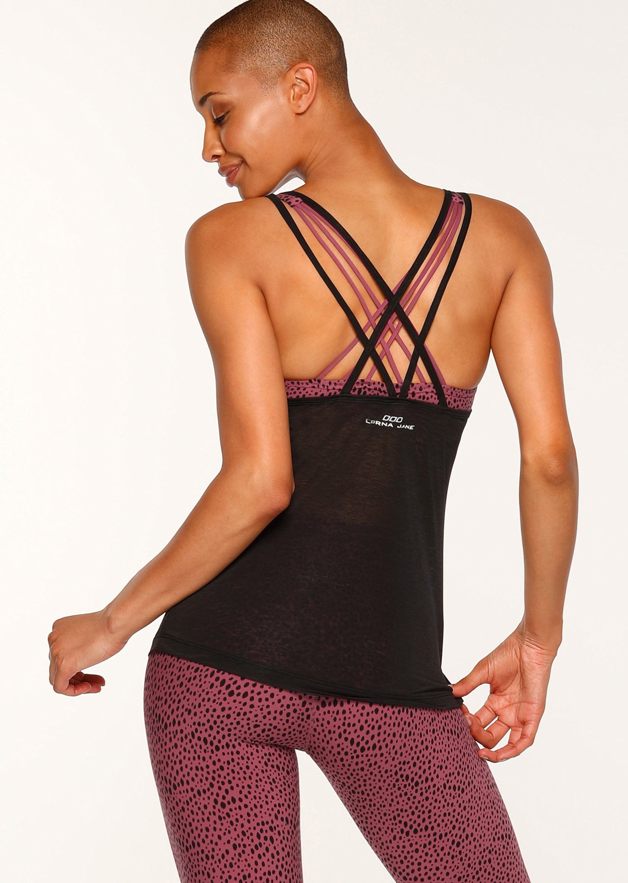 Lorna Jane Super Lightweight Active Tank - Black