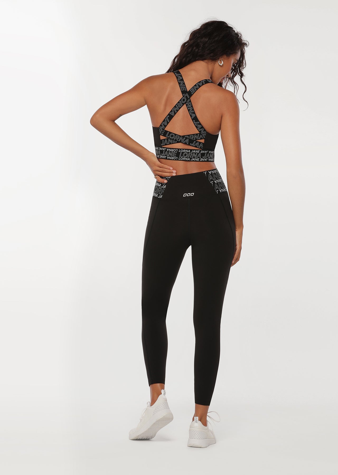 Lorna Jane Superior Phone Pocket Ankle Biter Leggings - Black