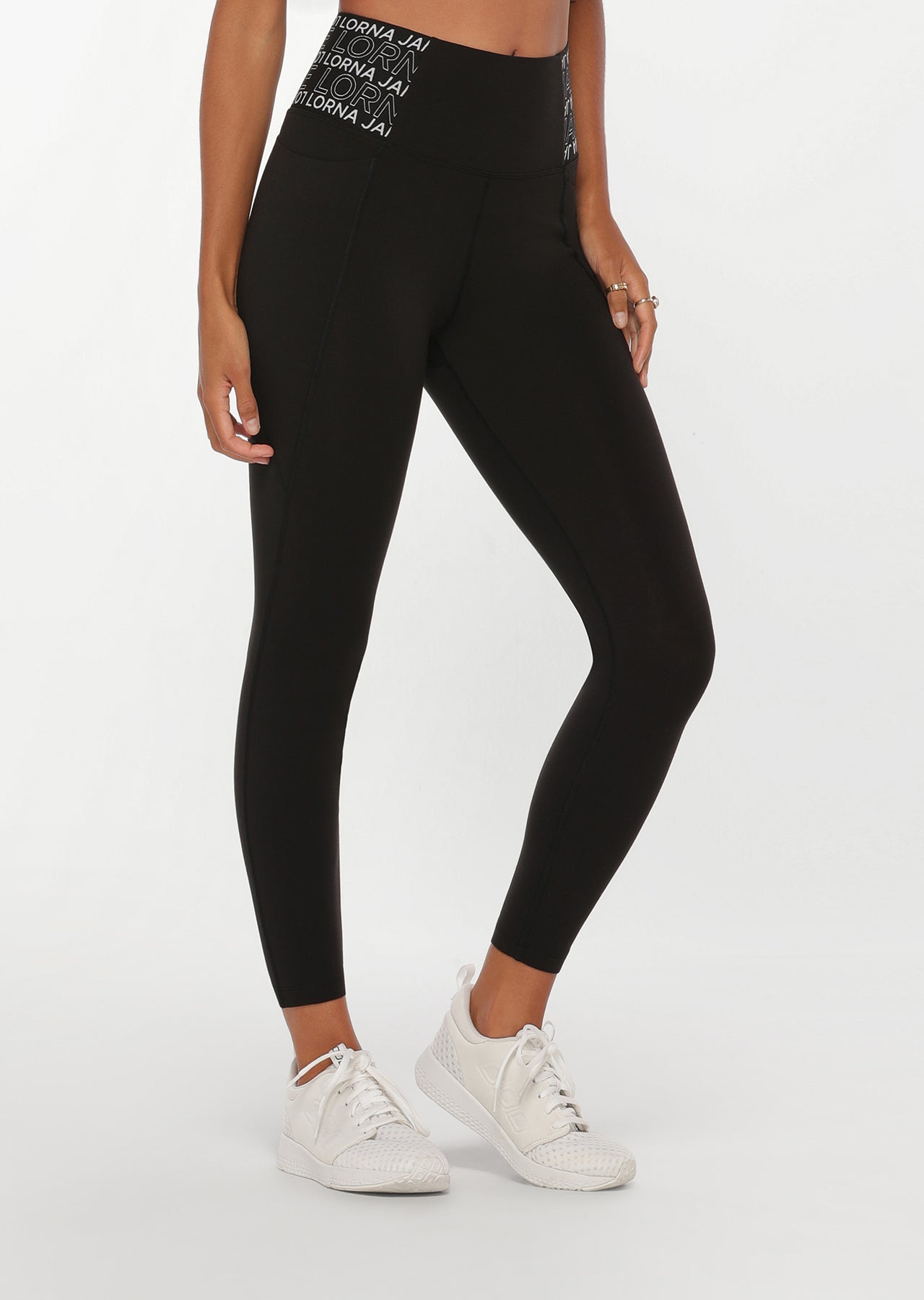 Lorna Jane Superior Phone Pocket Ankle Biter Leggings - Black