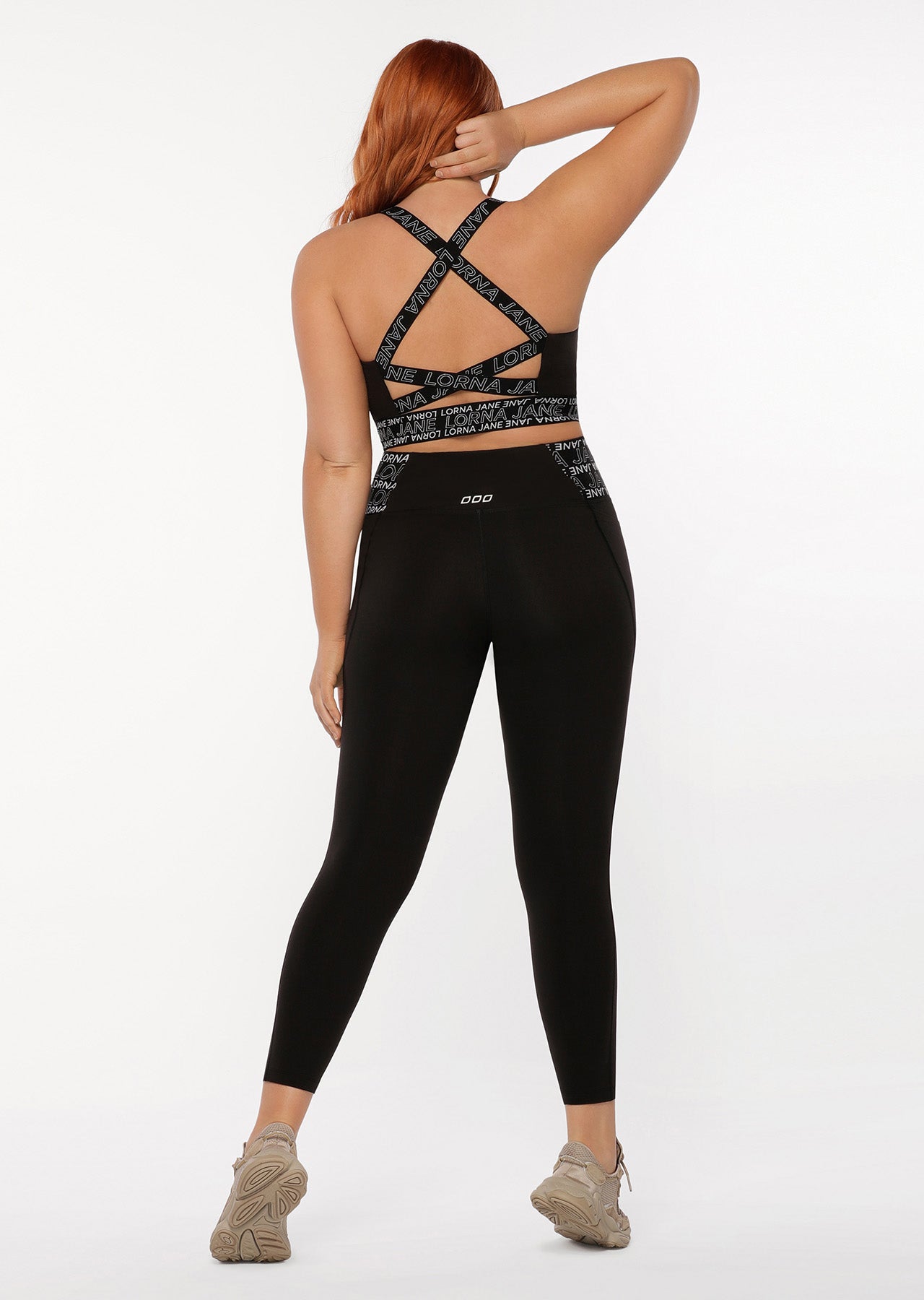 Lorna Jane Superior Phone Pocket Ankle Biter Leggings - Black