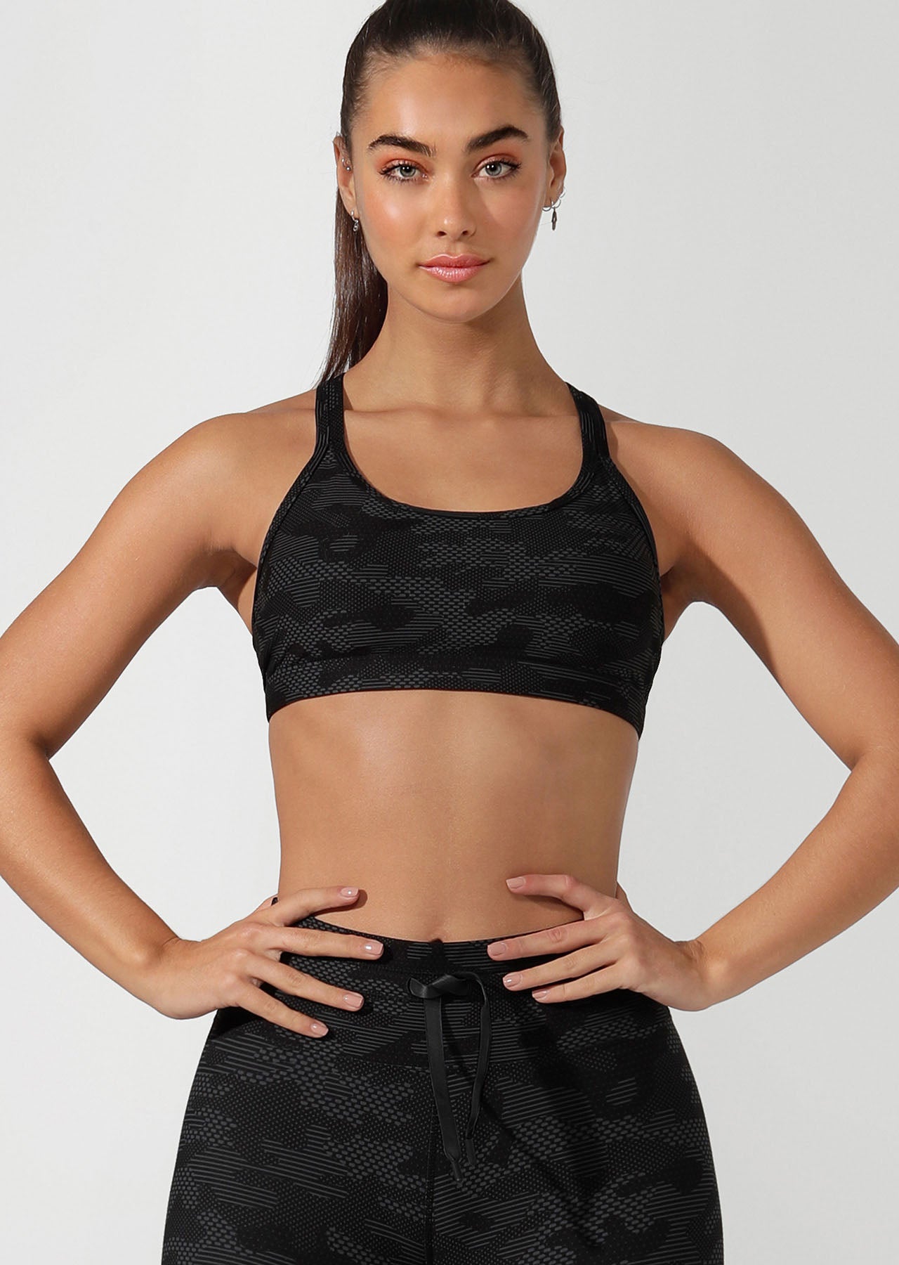 Lorna Jane Support Me Sports Bra - Camo