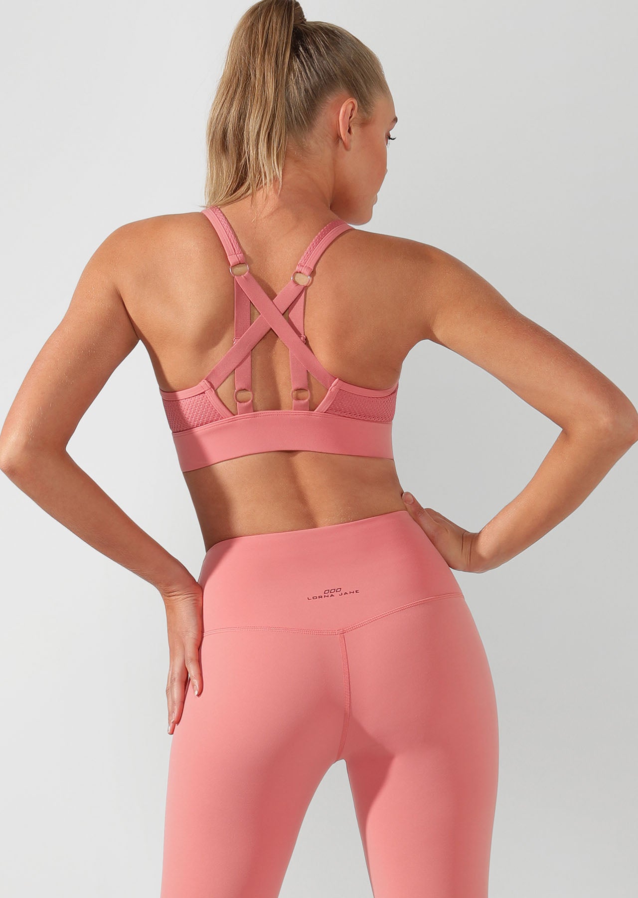 Lorna Jane Support Sports Bra - Quartz Pink