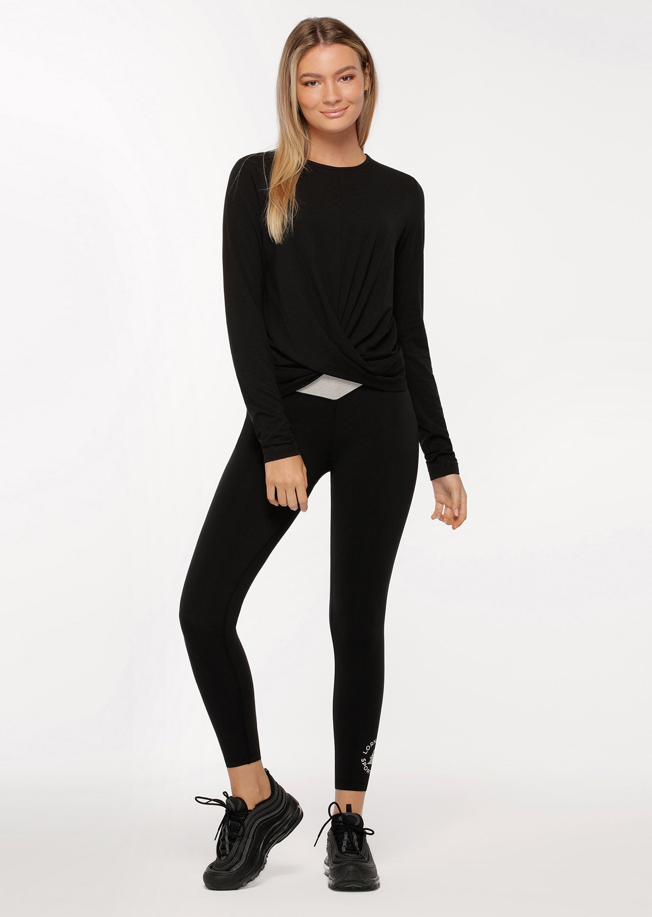 Lorna Jane Supreme Active Long Sleeve Top - Black