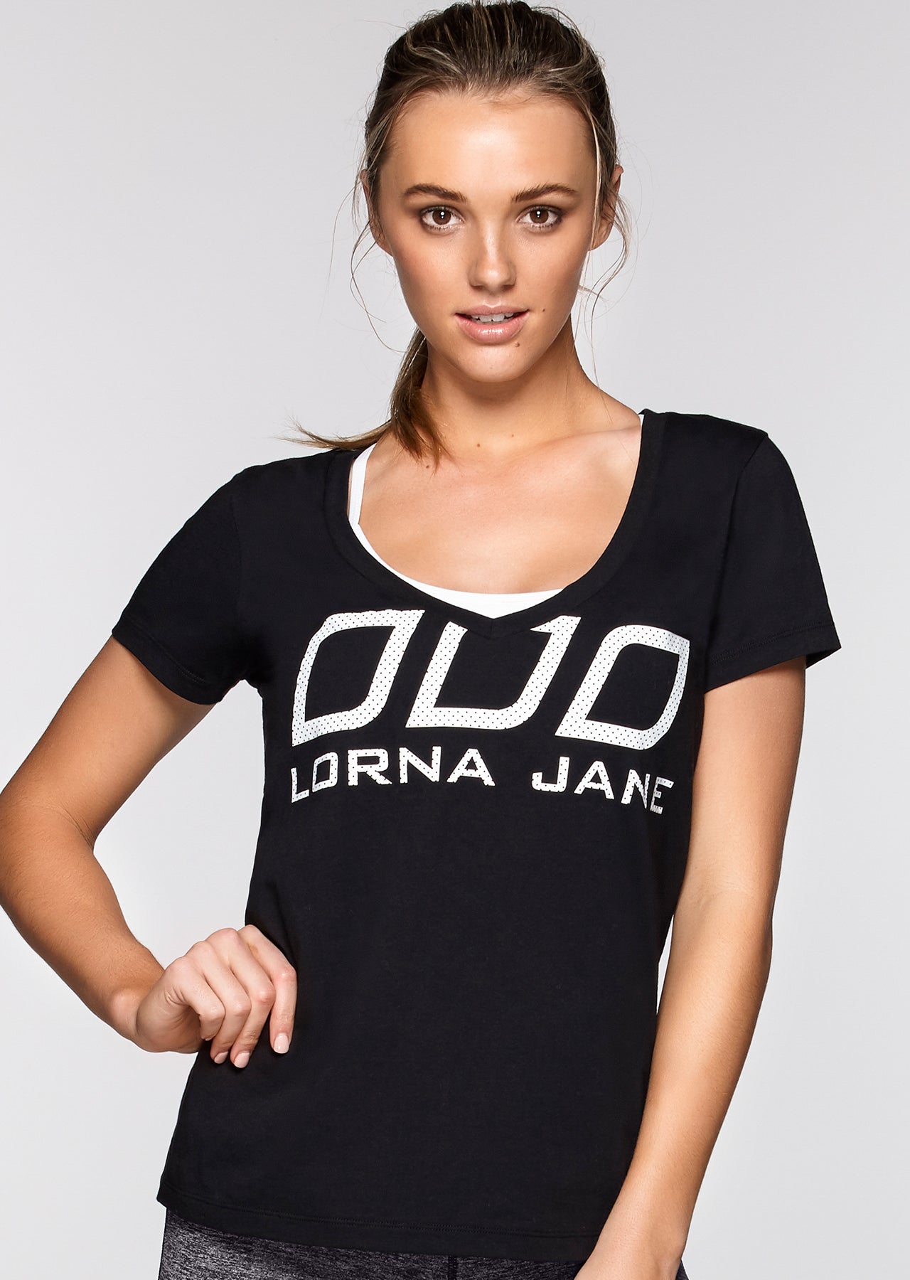 Lorna Jane Supreme S/Slv T-Shirt - Black