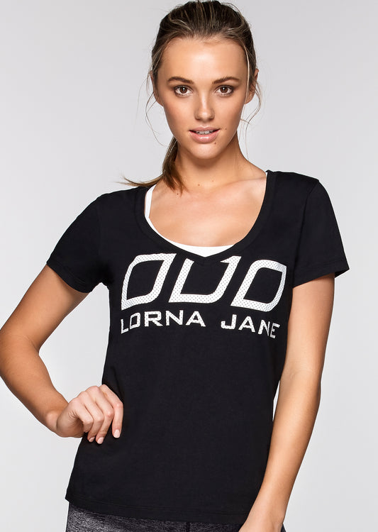 Lorna Jane Supreme S/Slv T-Shirt - Black