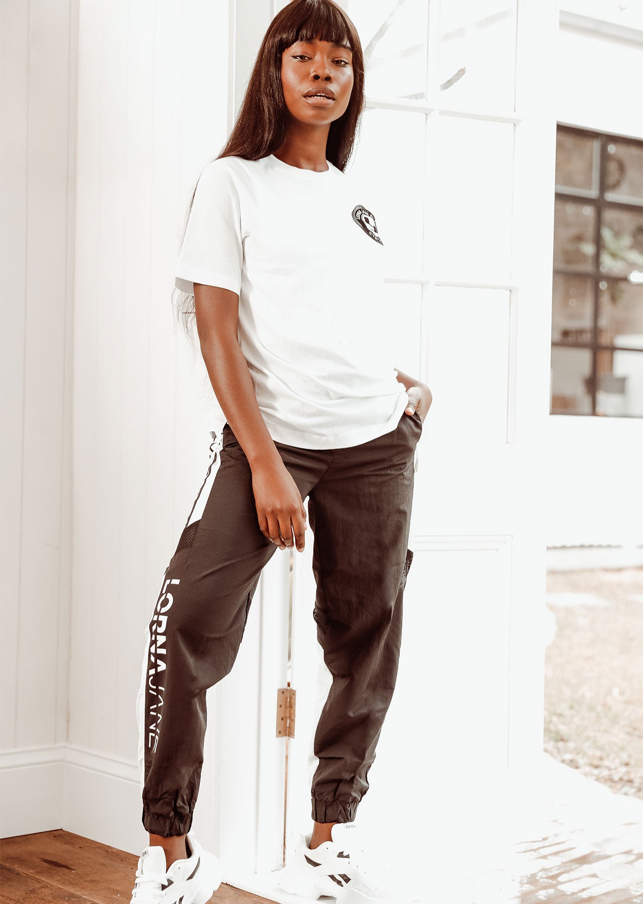 Lorna Jane Swagger Oversized Tee - White