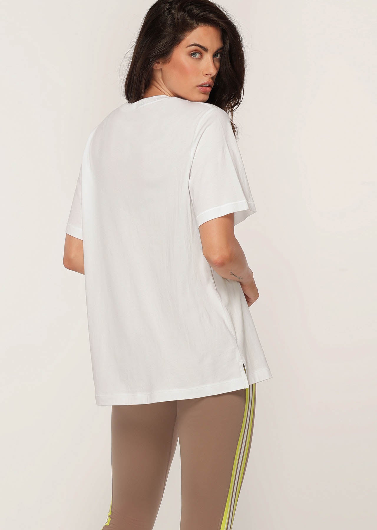Lorna Jane Swagger Oversized Tee - White