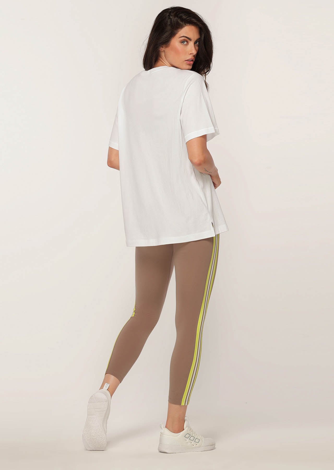 Lorna Jane Swagger Oversized Tee - White