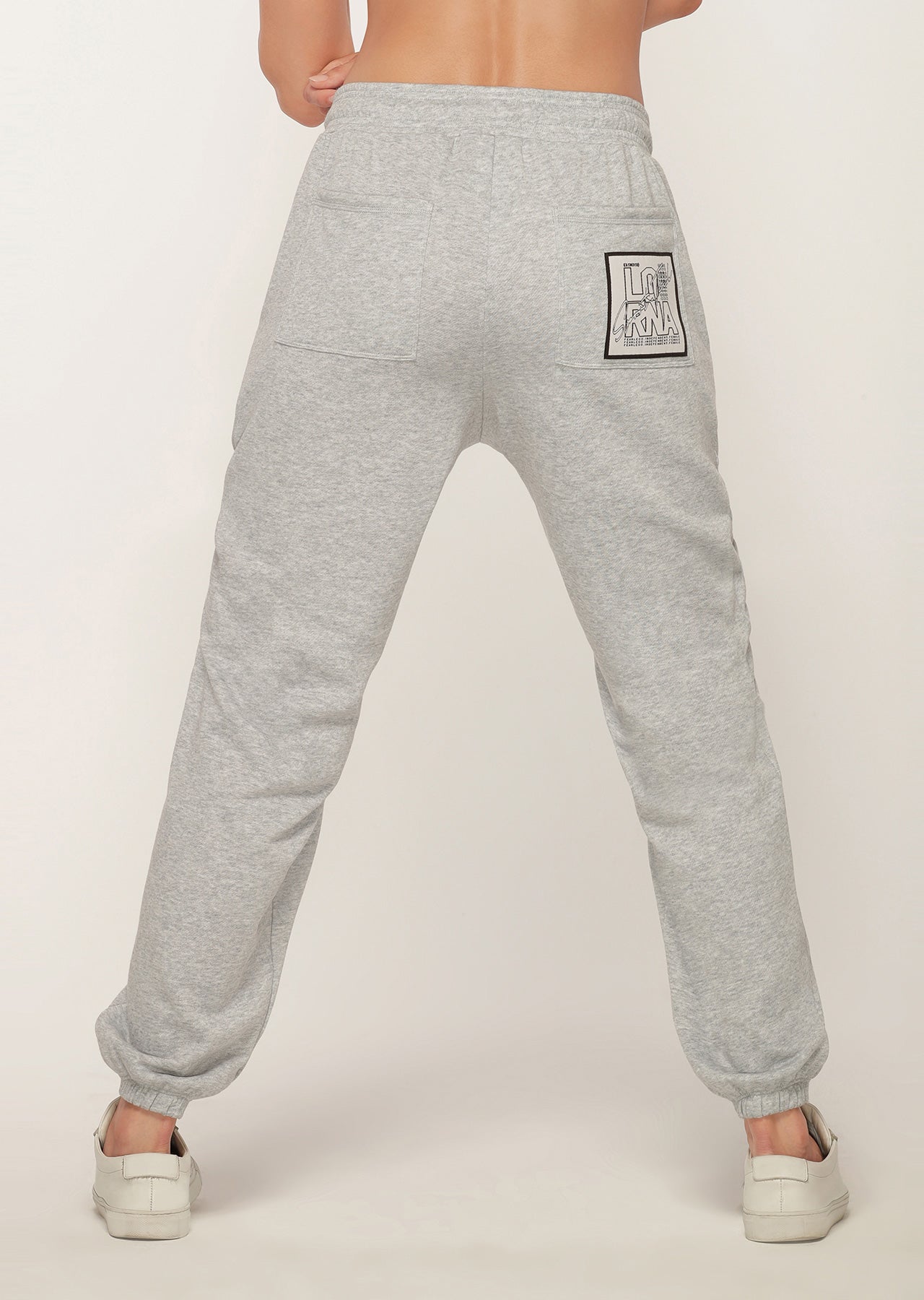 Lorna Jane Swagger Track Pants - Light Grey Marl