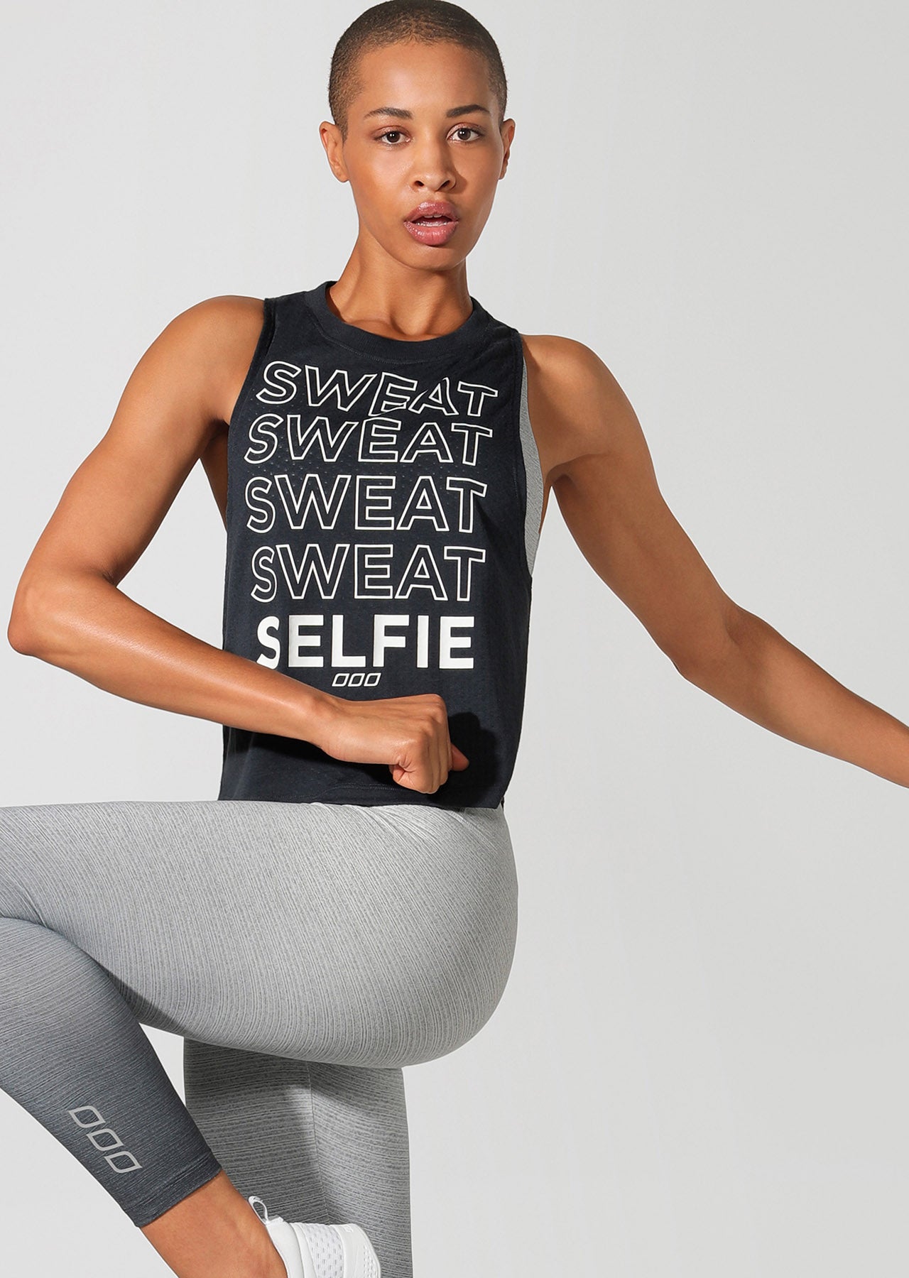 Lorna Jane Sweat + Selfie Tank - Canyon