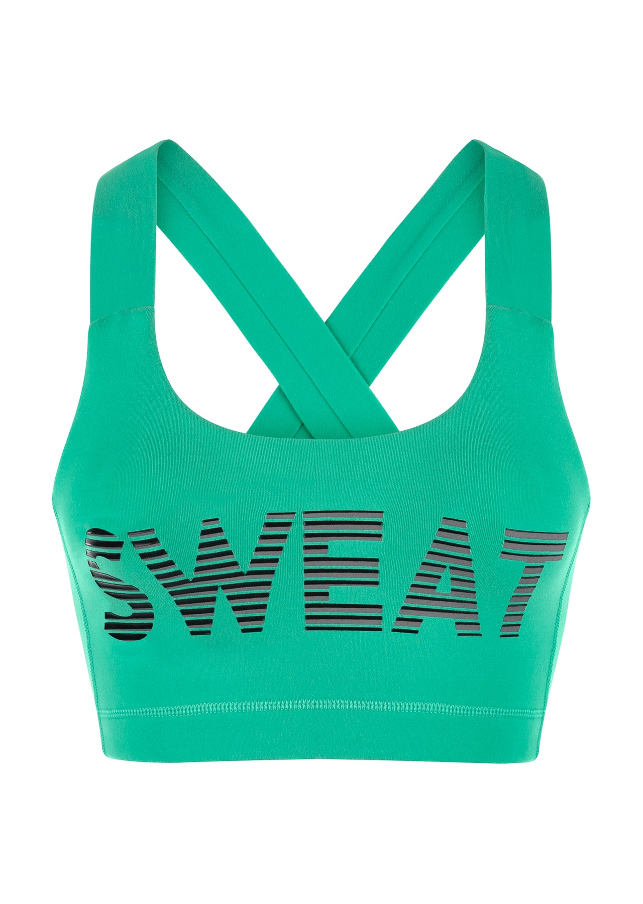 Lorna Jane Sweat Sports Bra - Neon Jade