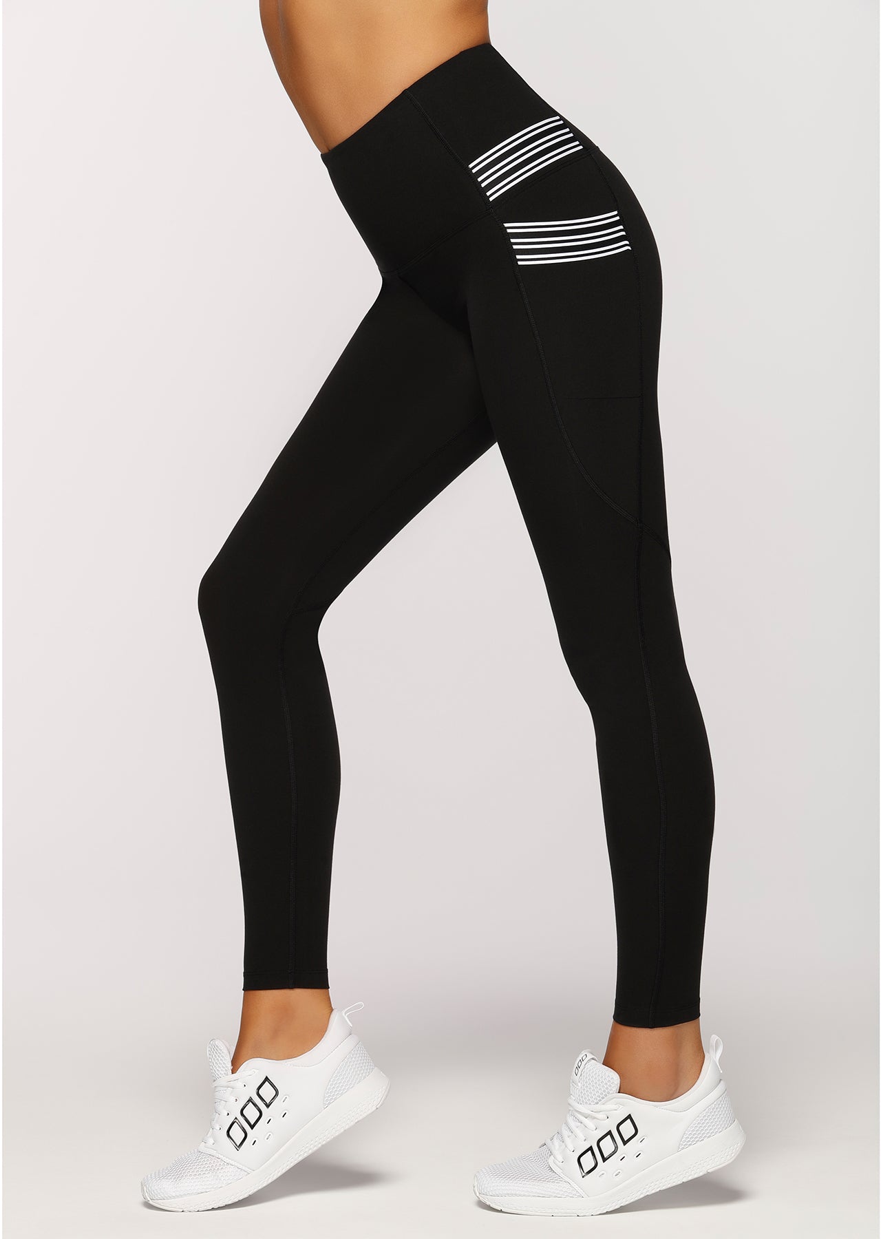 Lorna Jane Swift Booty Support F/L Tight - Black