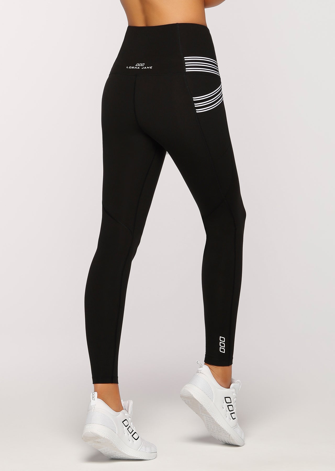 Lorna Jane Swift Booty Support F/L Tight - Black