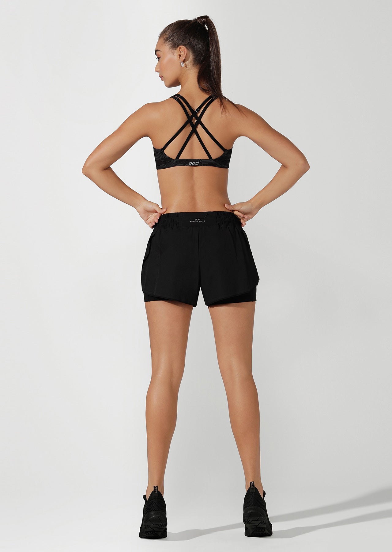 Lorna Jane Swift Run Shorts - Black
