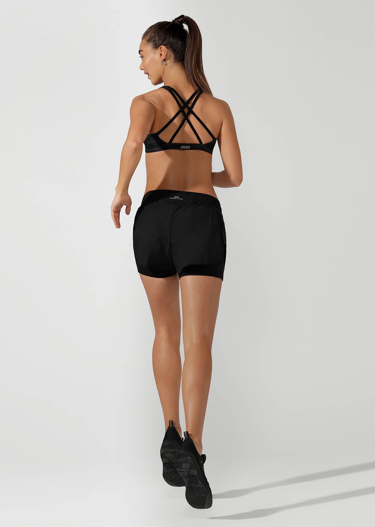 Lorna Jane Swift Run Shorts - Black