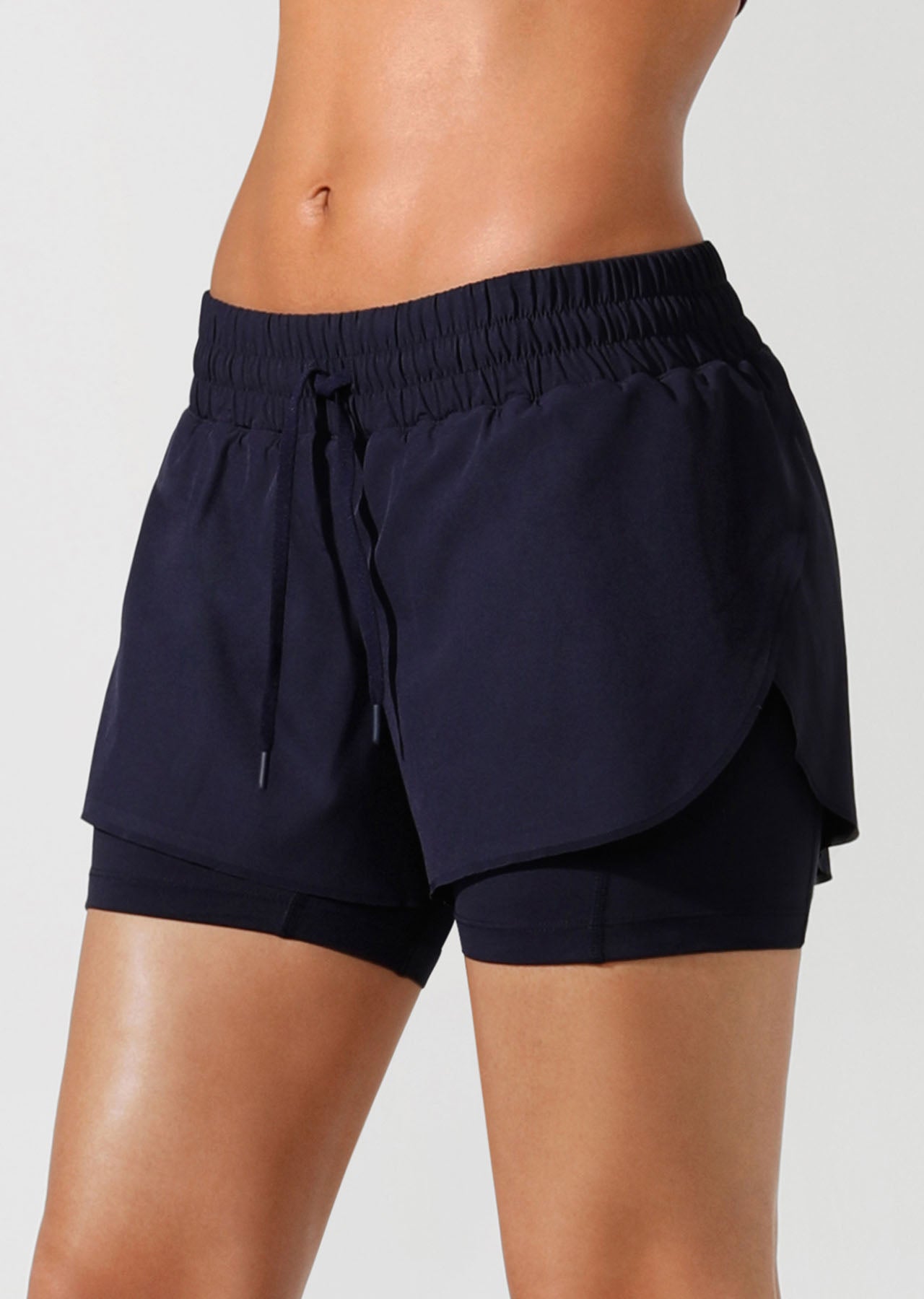 Lorna Jane Swift Run Shorts - French Navy