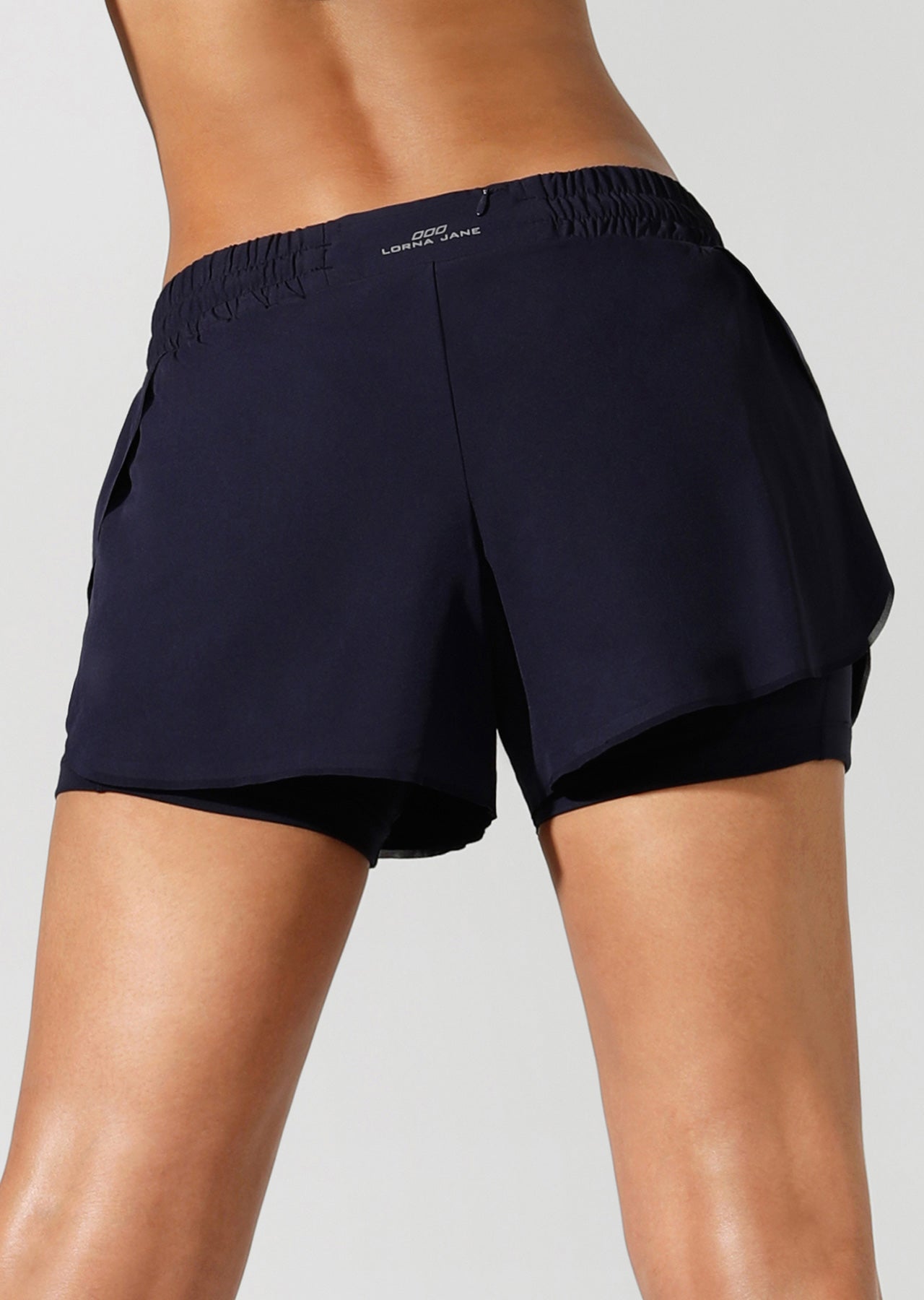 Lorna Jane Swift Run Shorts - French Navy