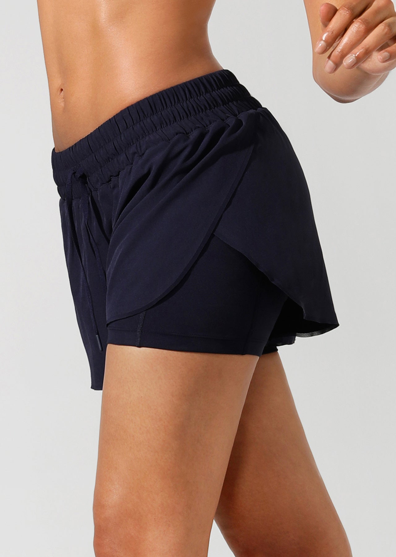 Lorna Jane Swift Run Shorts - French Navy