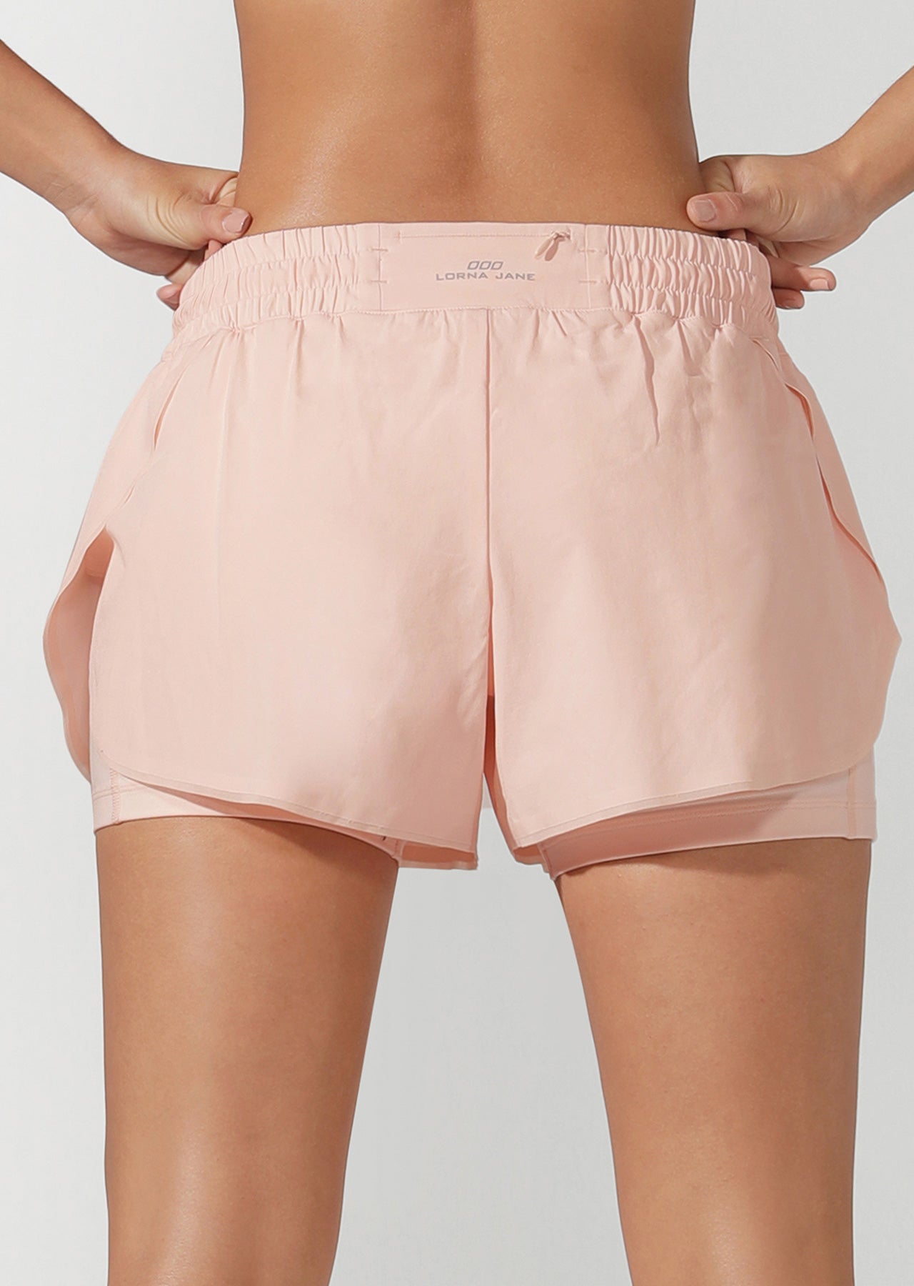 Lorna Jane Swift Run Shorts - Petal