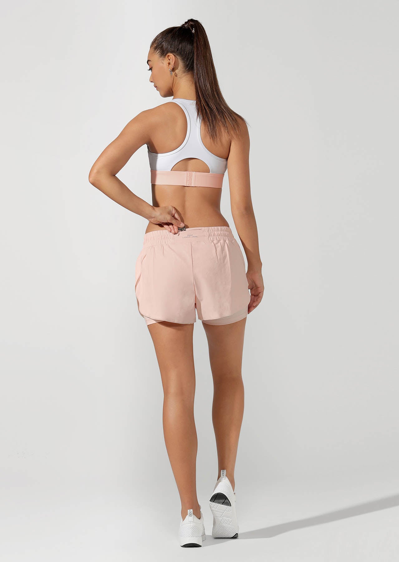 Lorna Jane Swift Run Shorts - Petal