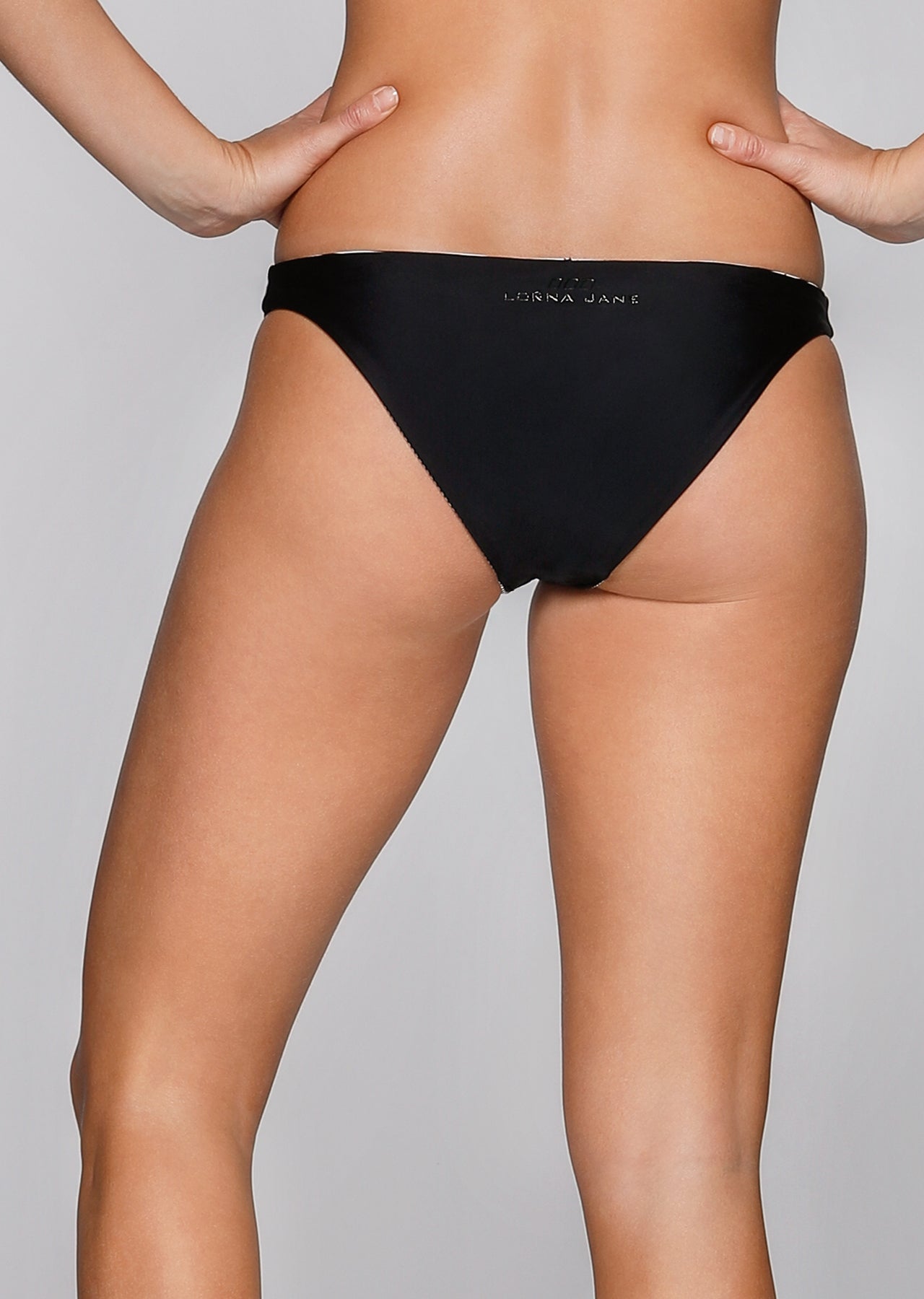 Lorna Jane Swim Active Bikini Brief - Black/White
