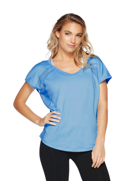Lorna Jane Synergy Lightweight Active Top - Breeze Blue
