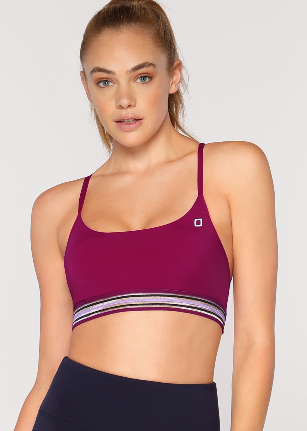 Lorna Jane Tasha Sports Bra - Plum