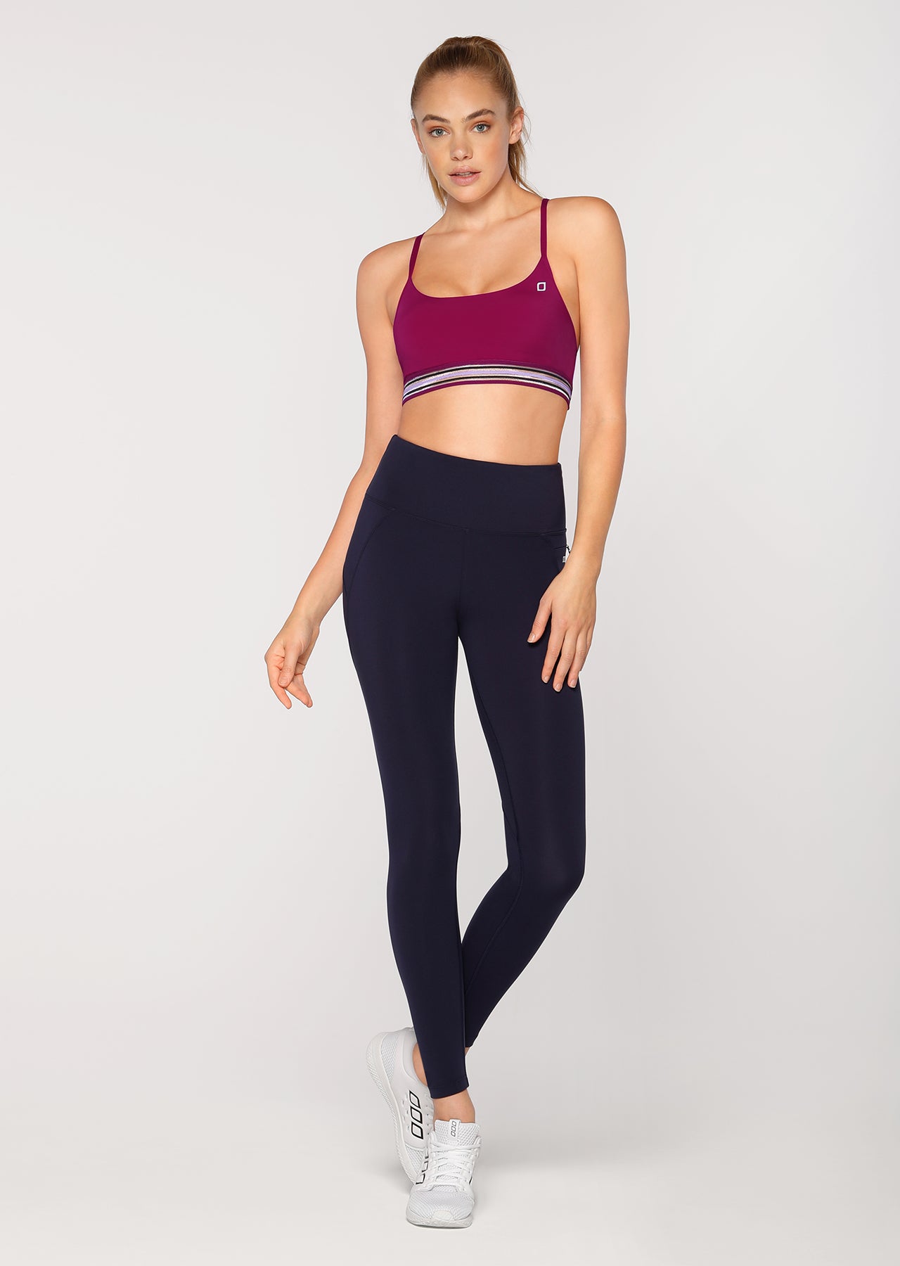 Lorna Jane Tasha Sports Bra - Plum
