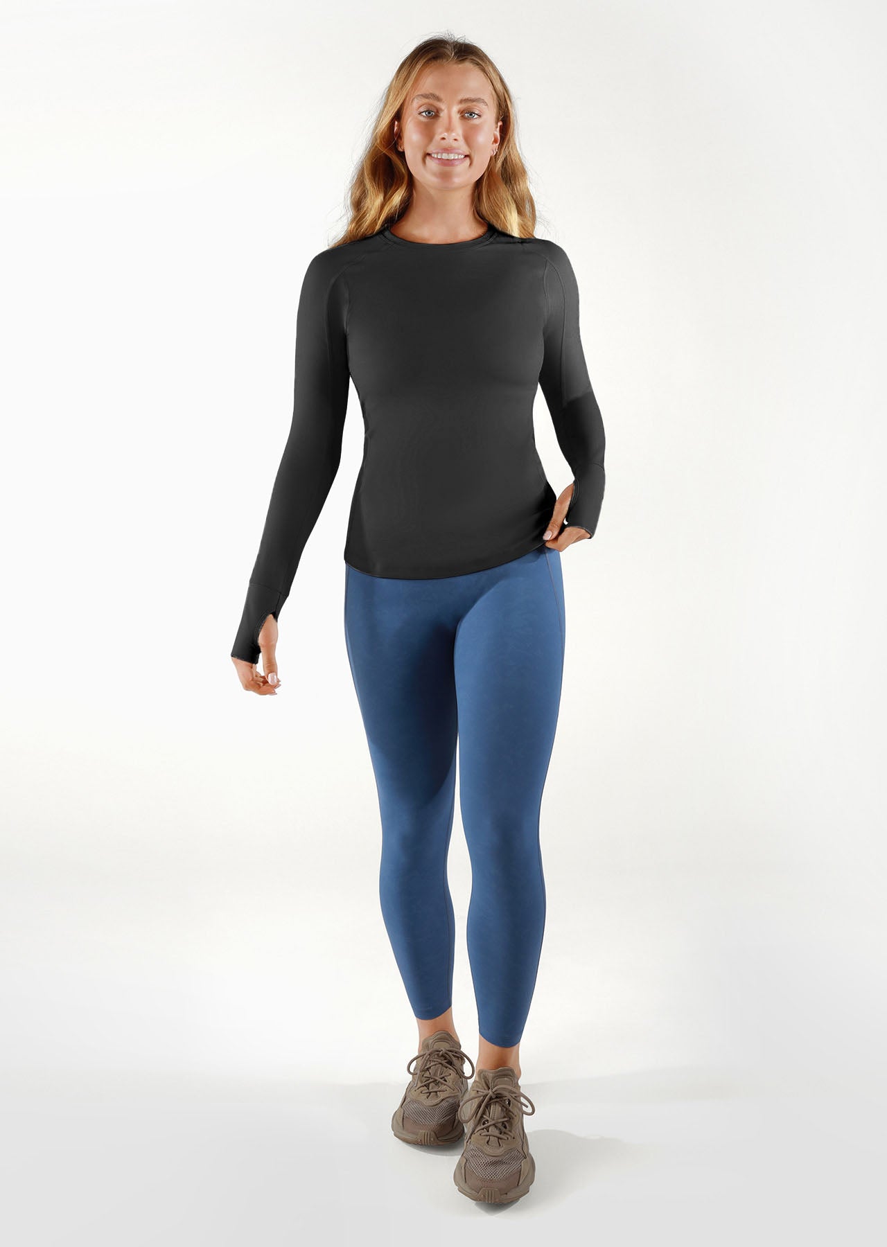 Lorna Jane Tech Active Long Sleeve Top - Black